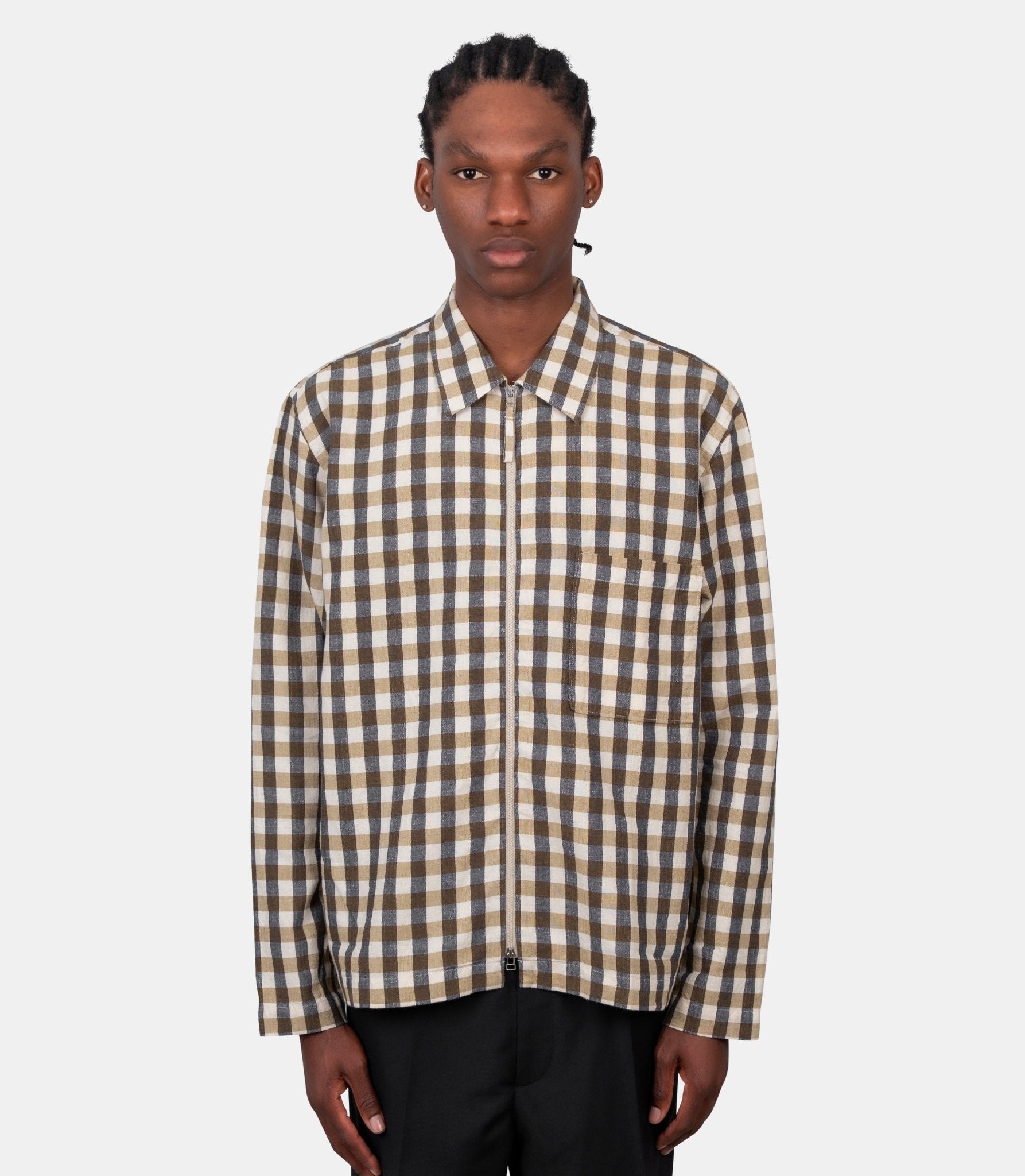 Chemise zippé - 34667-S - Universal works.