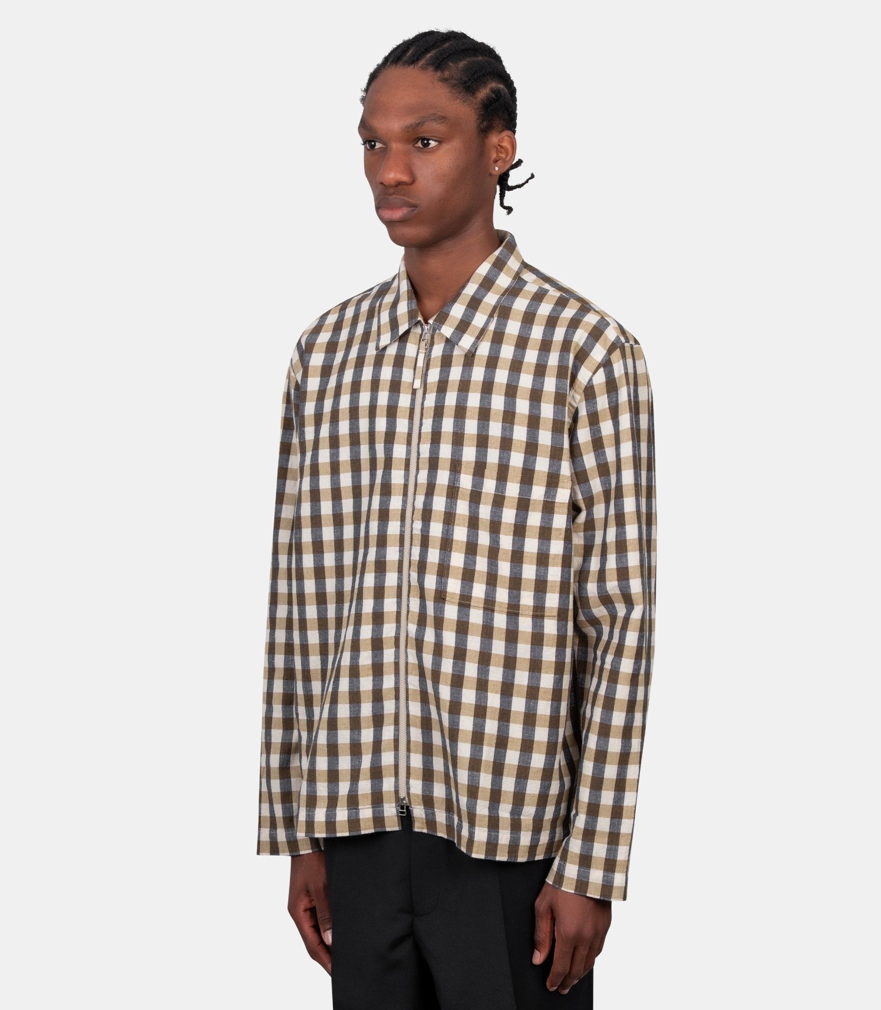 Chemise zippé - 34667-S - Universal works.