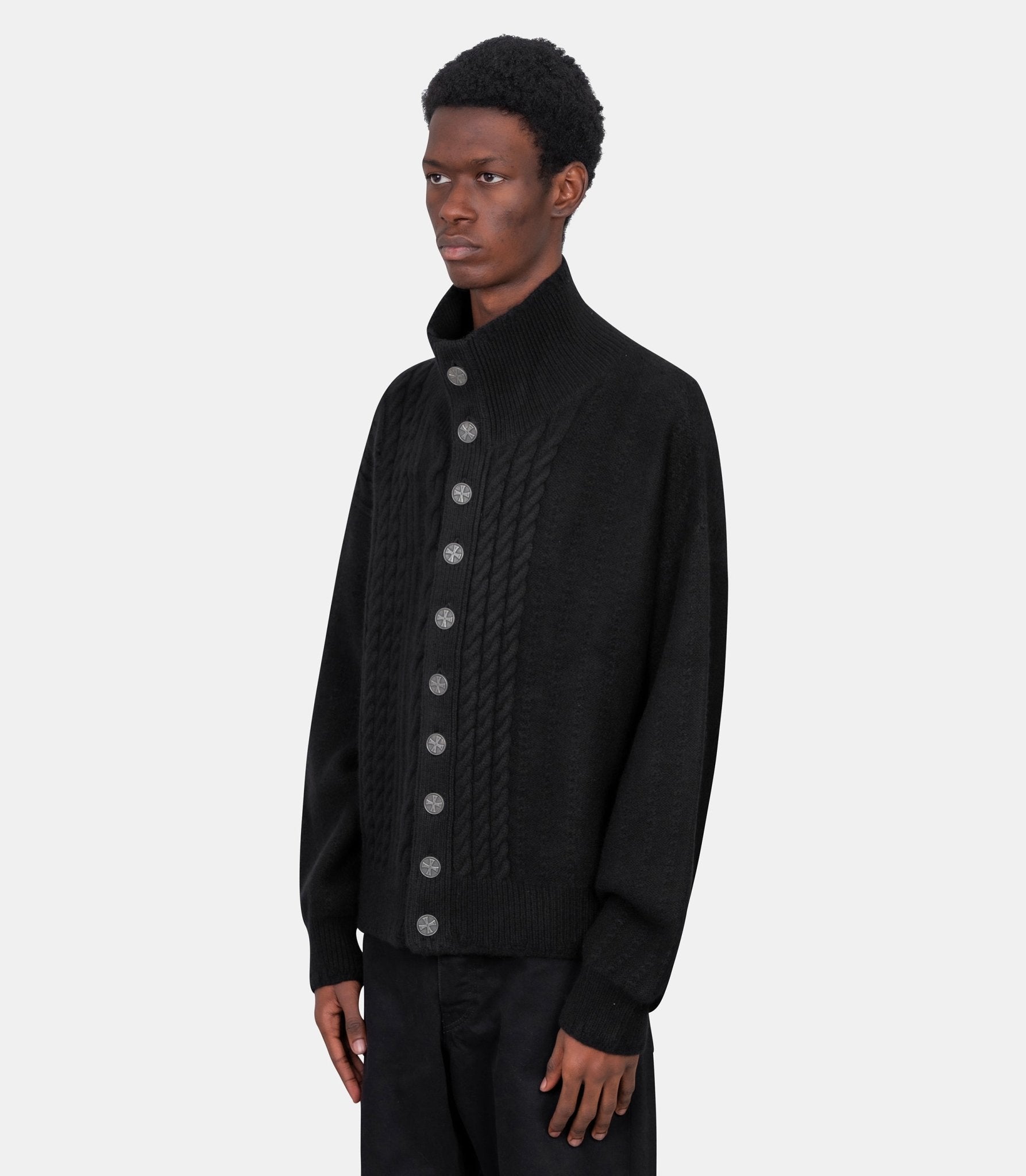 Col cheminé boutonné - 080-262-S - Enfants riches déprimés