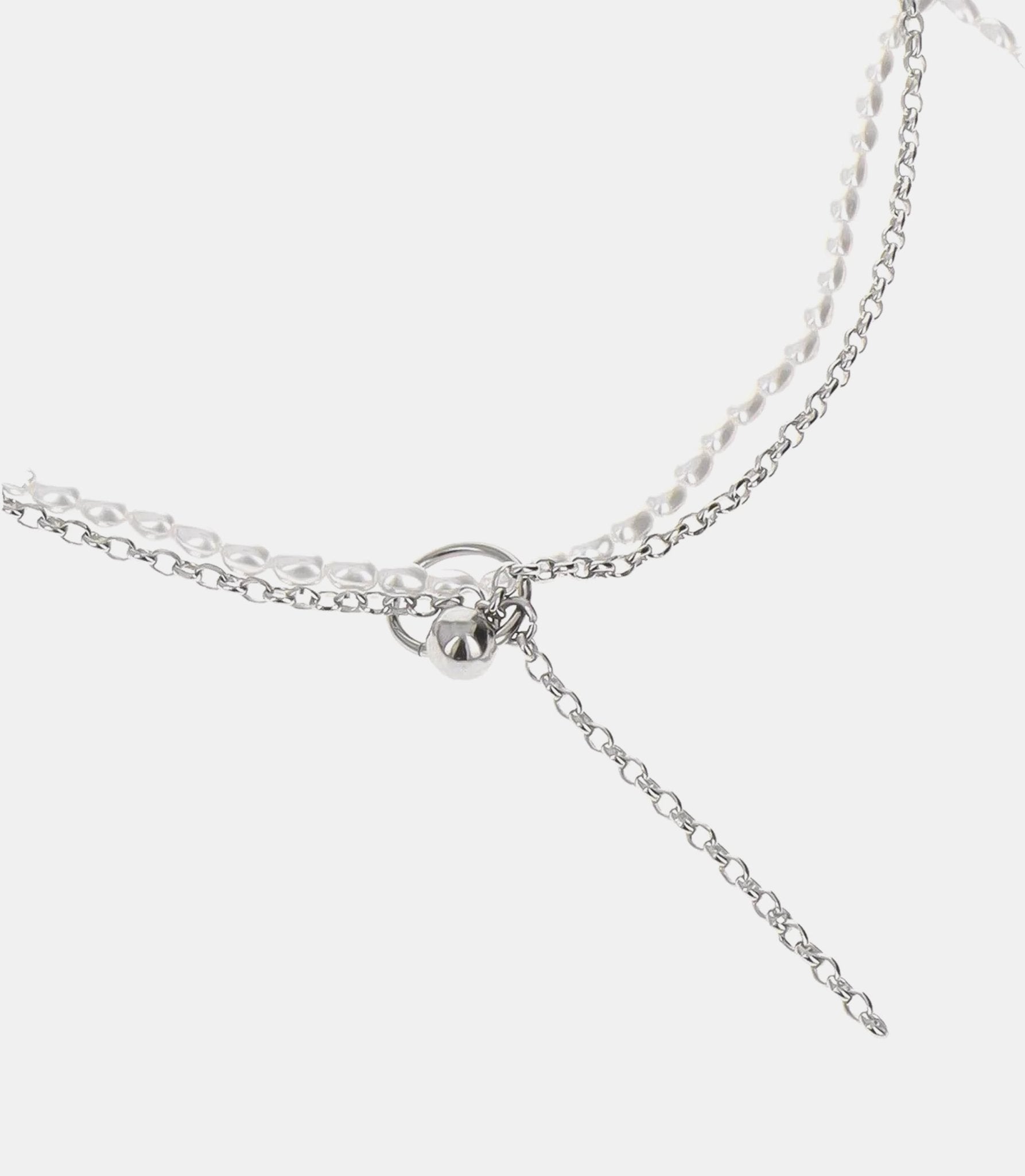 Collier alba - ALBANECKLACE-PALLADIUM-OS - Justine clenquet