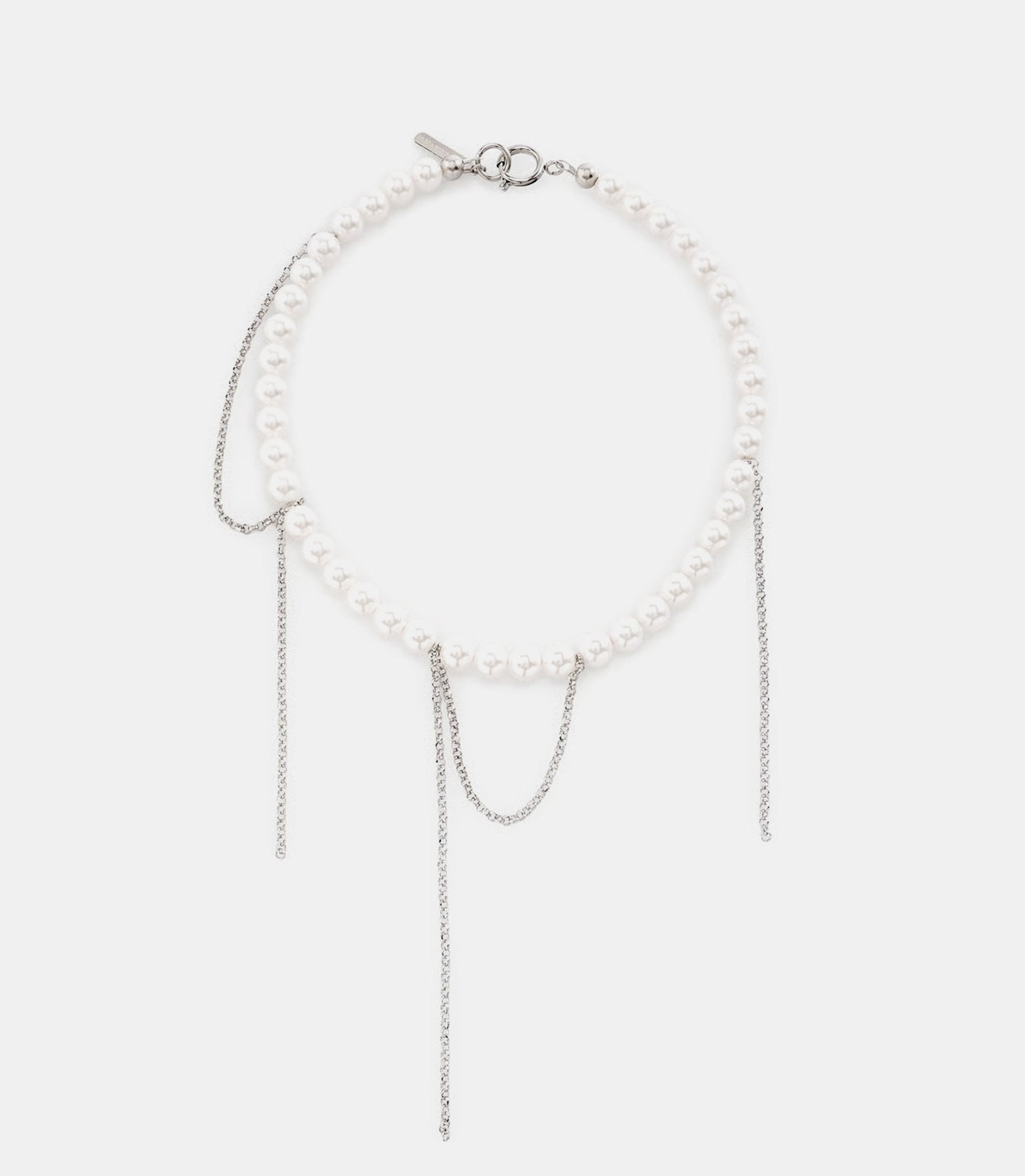 Collier diana - DIANANECKLACE-PALLADIUM-OS - Justine clenquet
