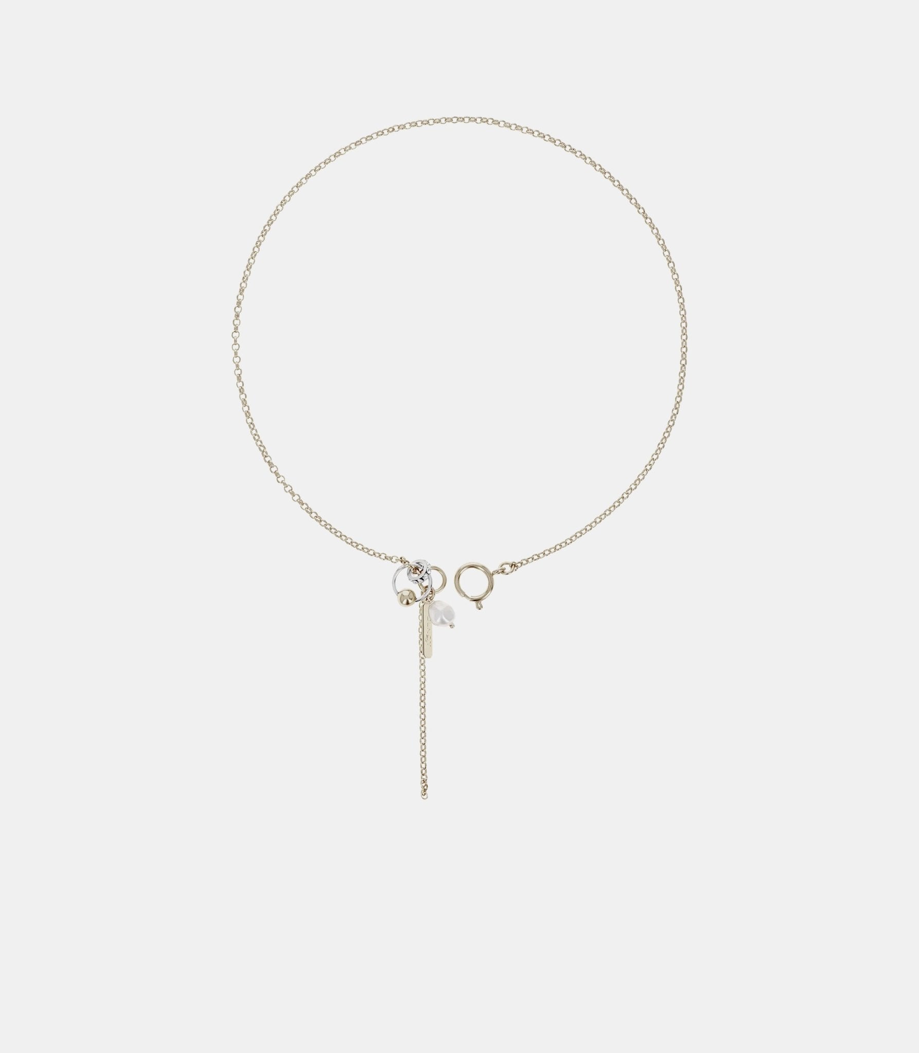 Collier nathan - NATHANNECKLACE-GOLDPALLADIUM-OS - Justine clenquet