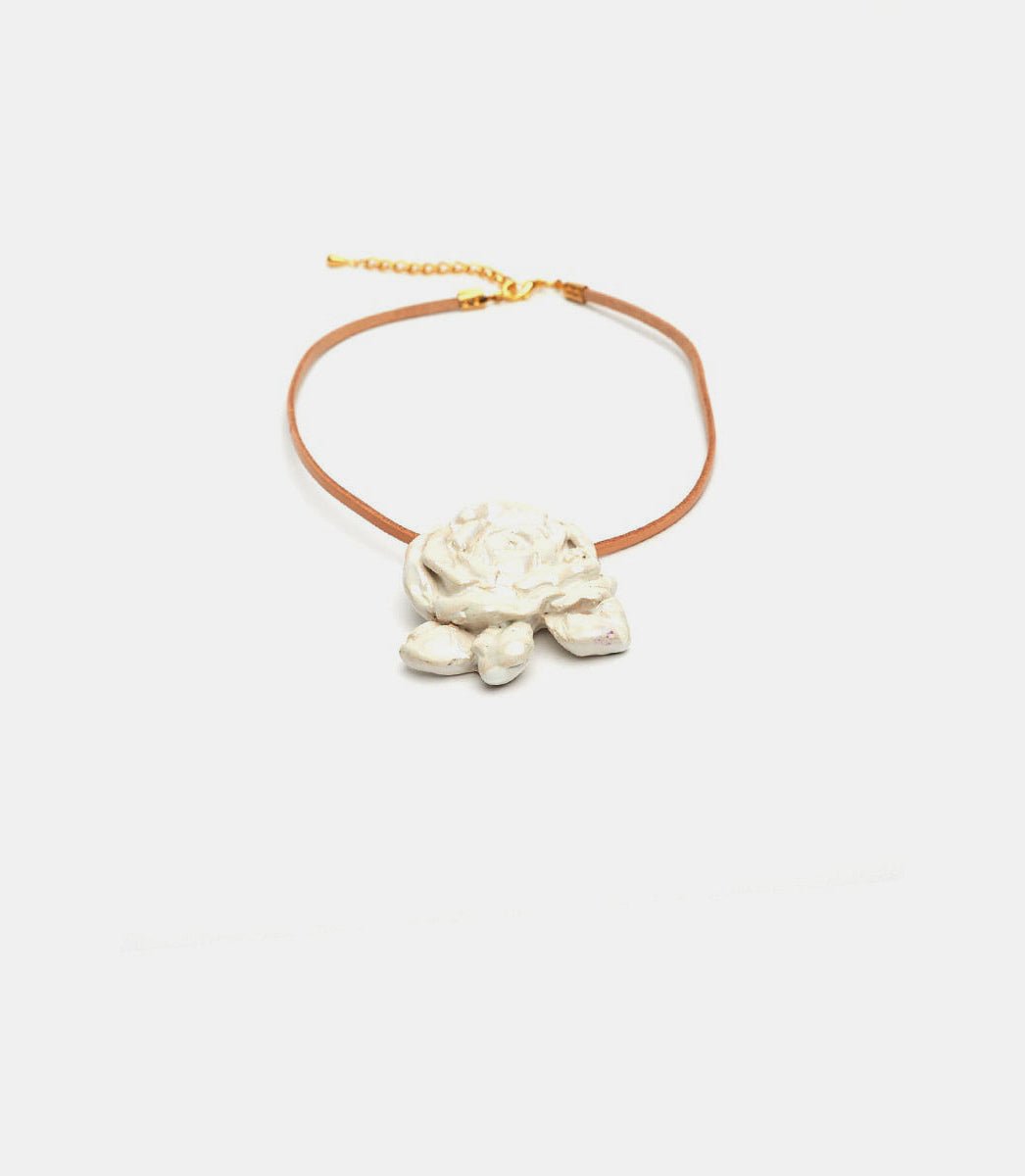 Collier rosaROSA - NECKLACE - WHITE - SS24 - OSLevens