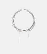 Collier salem - SALEMNECKLACE-PALLADIUM-OS - Justine clenquet