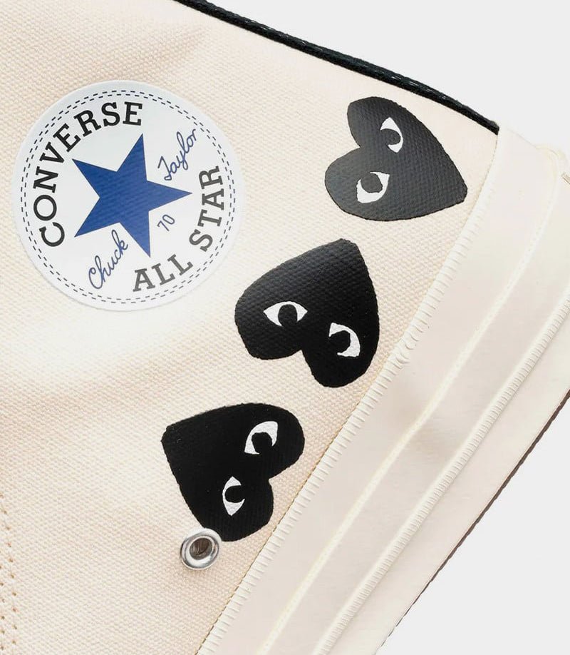 Converse multi coeur highAZ - K127 - 001 - 2 - 35Comme des garçons play