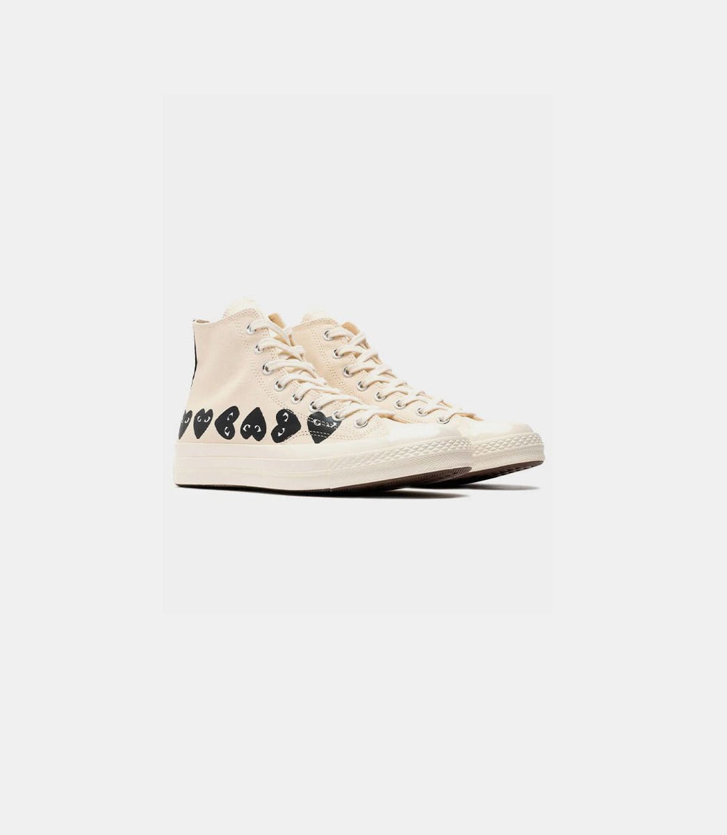 Converse multi coeur highAZ - K127 - 001 - 2 - 35Comme des garçons play