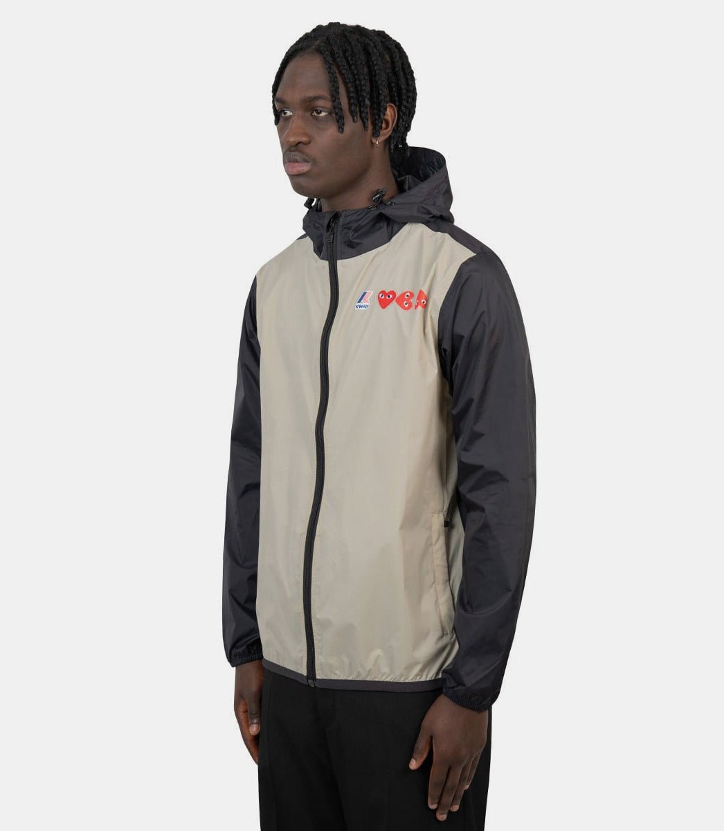 Coupe - vent triple coeur x k - wayAZ - J505 - 051 - 3 - XSComme des garçons play