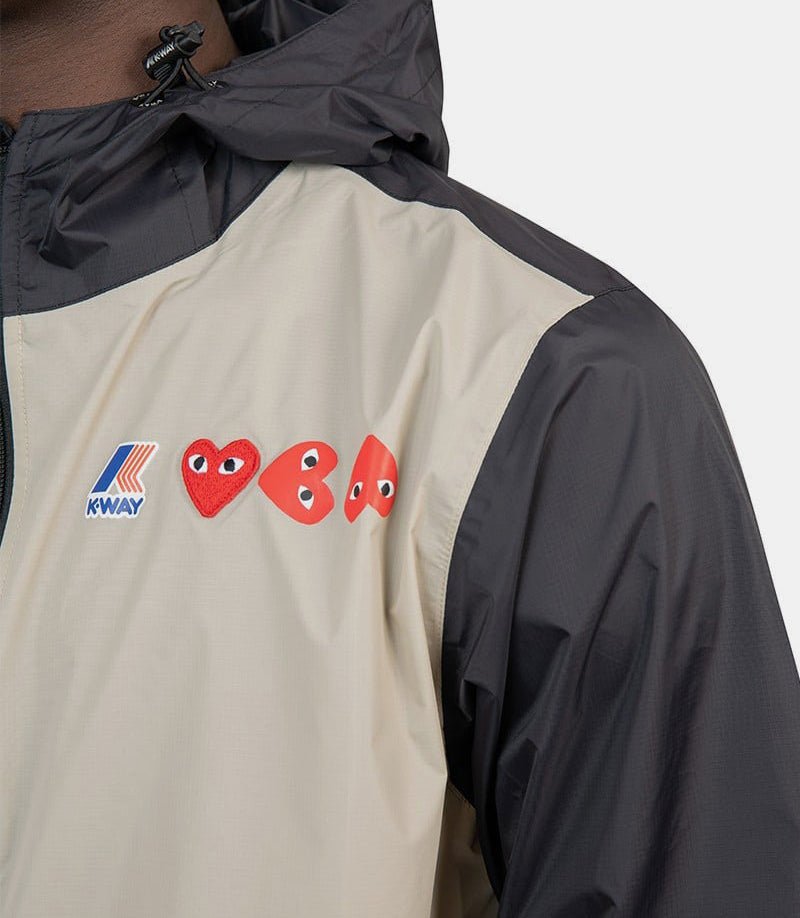 Coupe - vent triple coeur x k - wayAZ - J505 - 051 - 3 - XSComme des garçons play