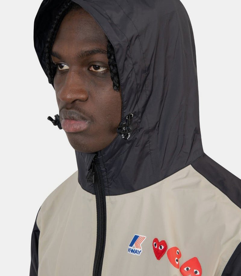 Coupe - vent triple coeur x k - wayAZ - J505 - 051 - 3 - XSComme des garçons play