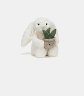 Cream bunny with plant - BB3PLA-OS - Jellycat