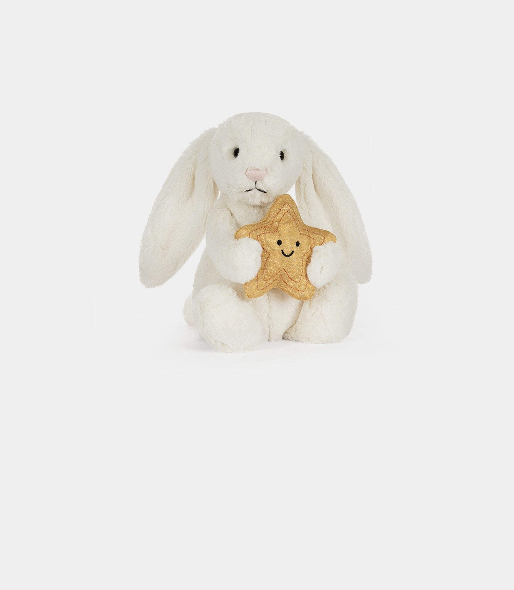 Cream bunny with star -  - Jellycat