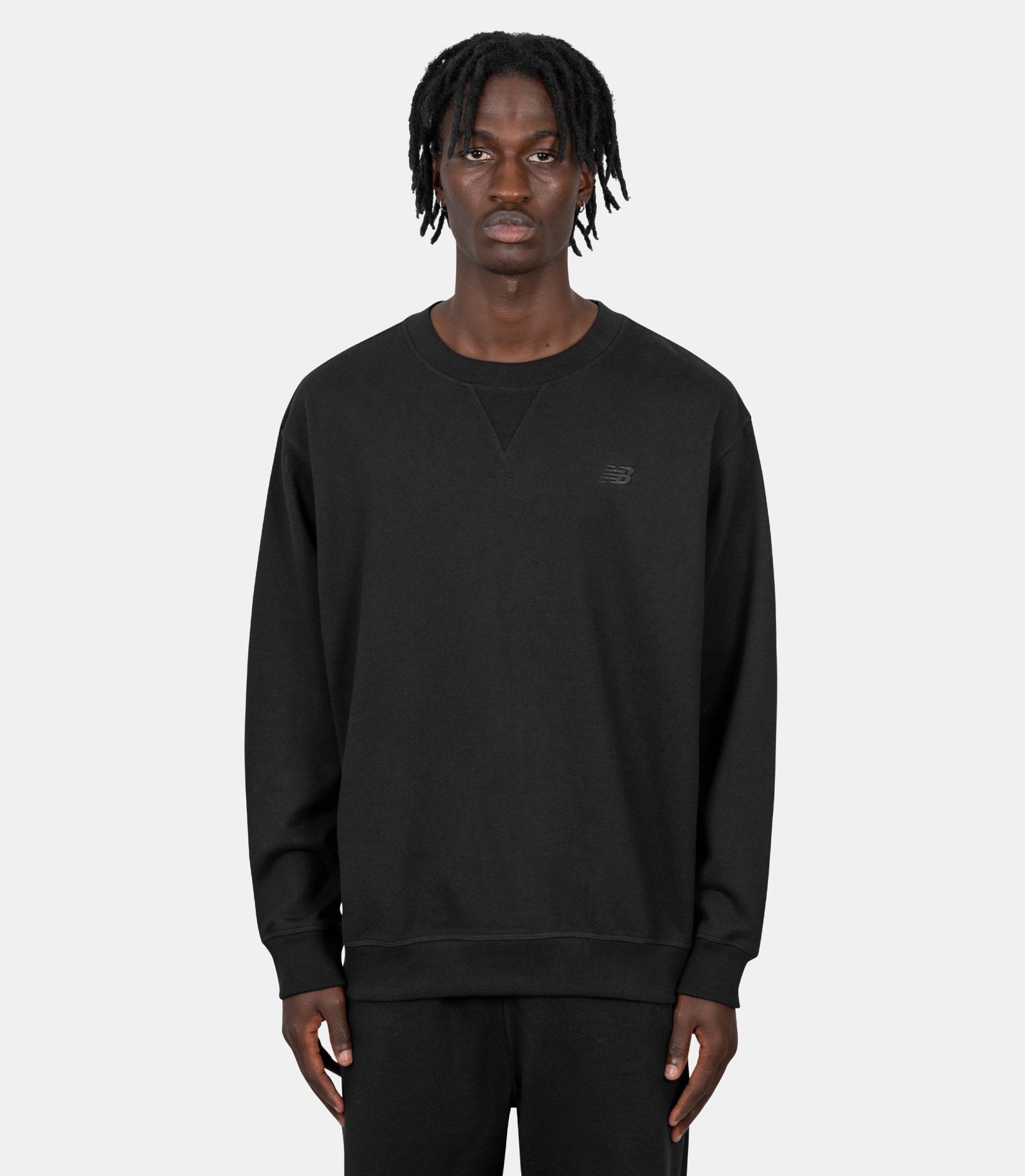 Crewneck Athletic - MT41506 - BK - S - New balance