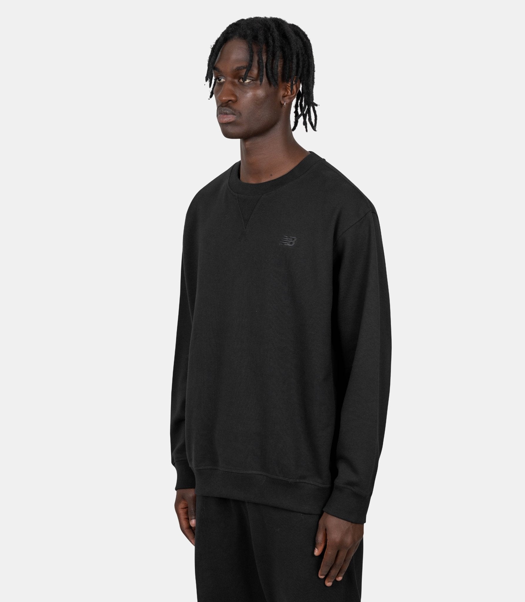 Crewneck Athletic - MT41506 - BK - S - New balance