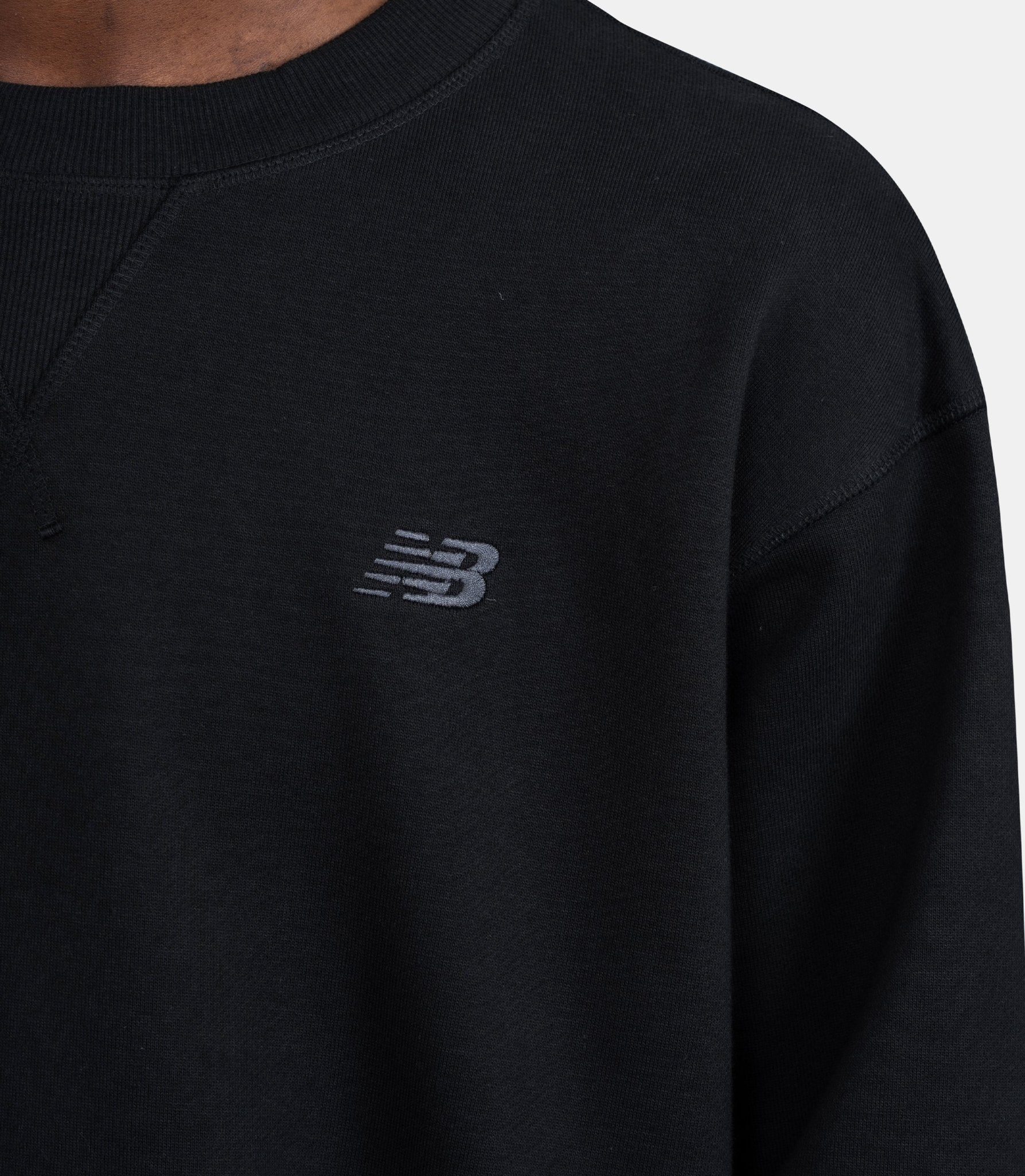 Crewneck athletics french terry-MT41506-BK-S-New balance