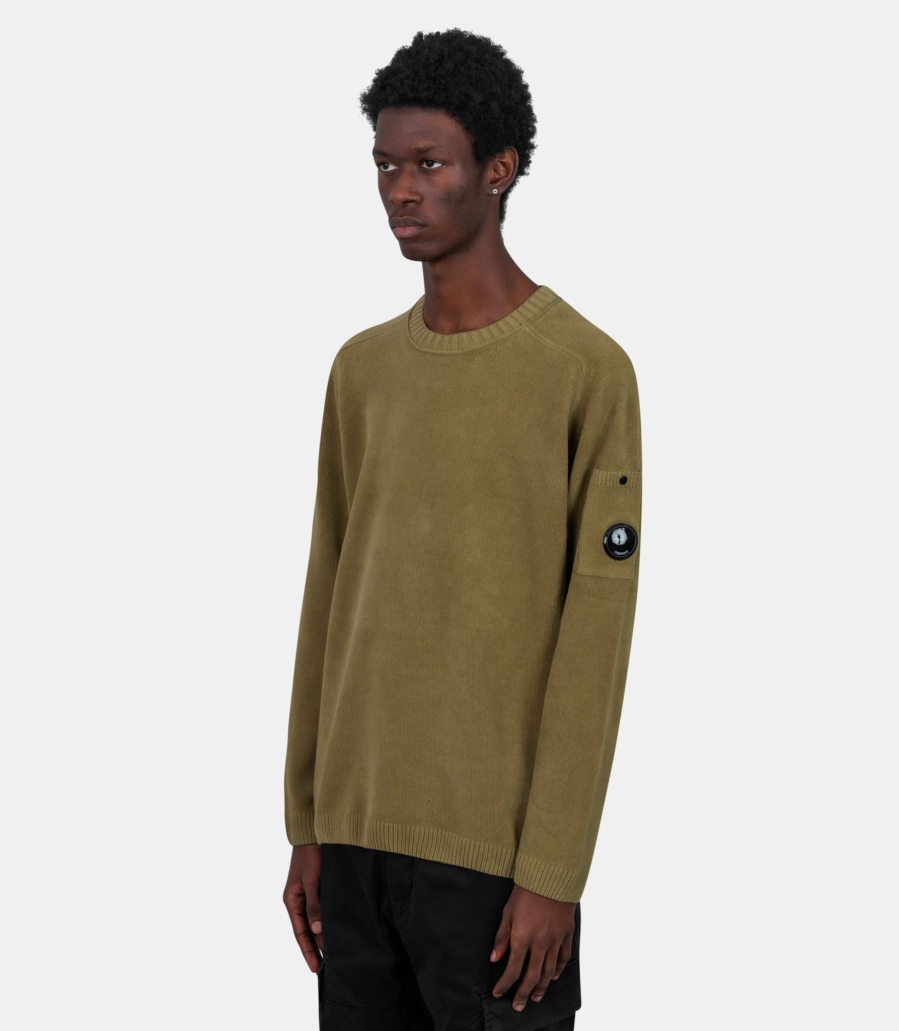 Crewneck chenille - 20CMKN117A-005687G-644-S - C.p. company