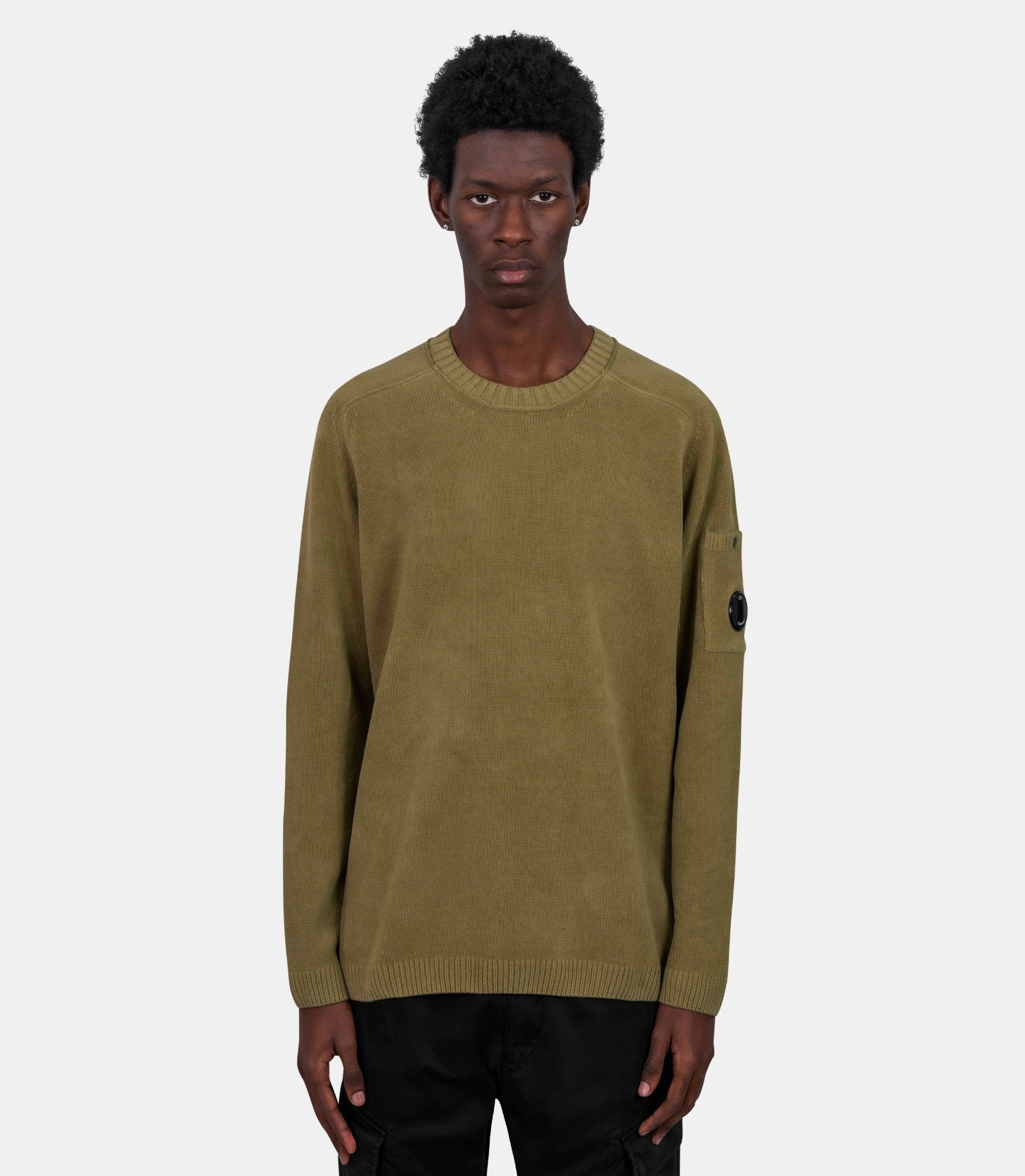 Crewneck chenille - 20CMKN117A-005687G-644-S - C.p. company