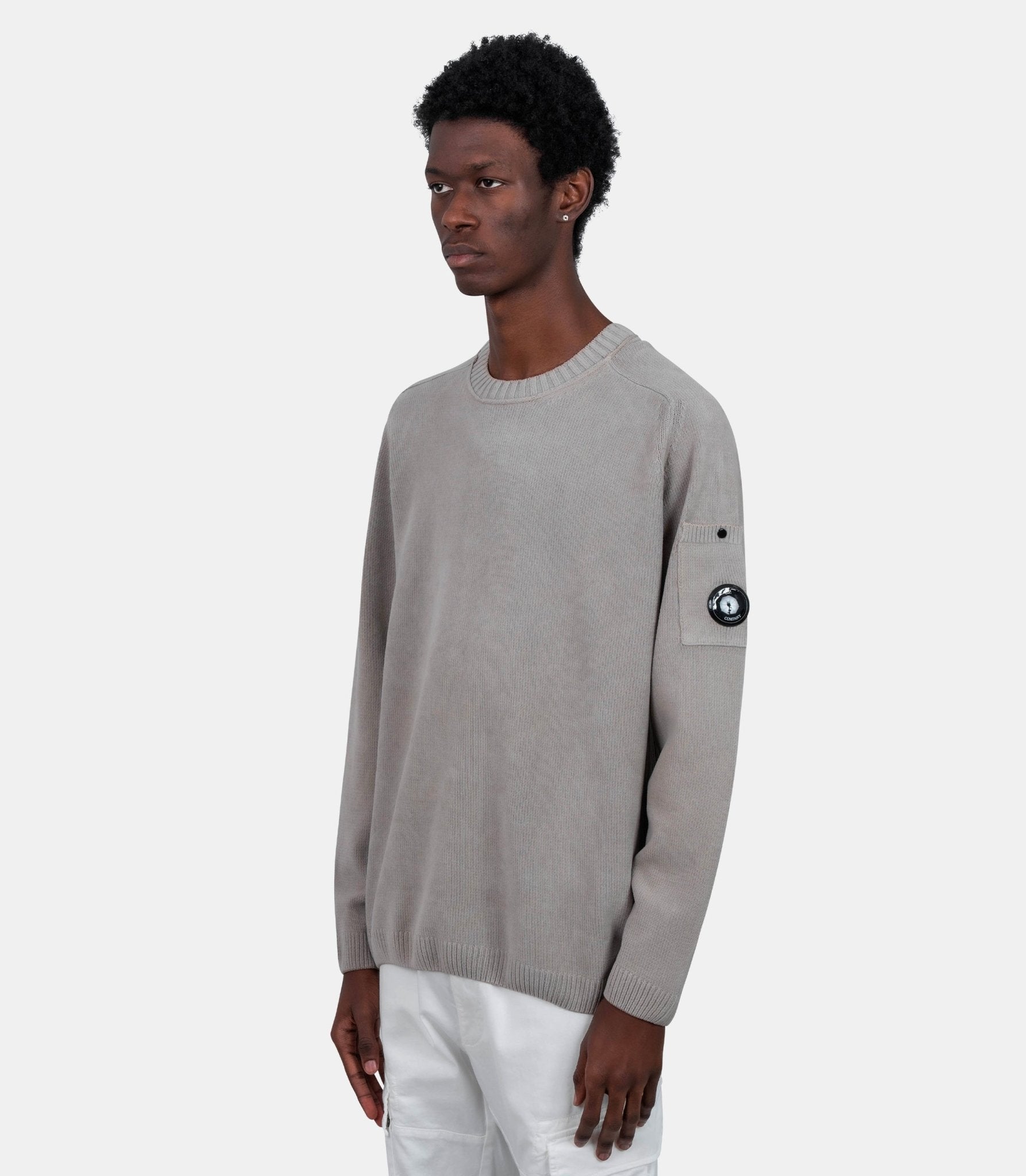 Crewneck chenille - 20CMKN117A-005687G-904-S - C.p. company