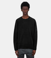 Crewneck chenille - 20CMKN117A-005687G-999-S - C.p. company