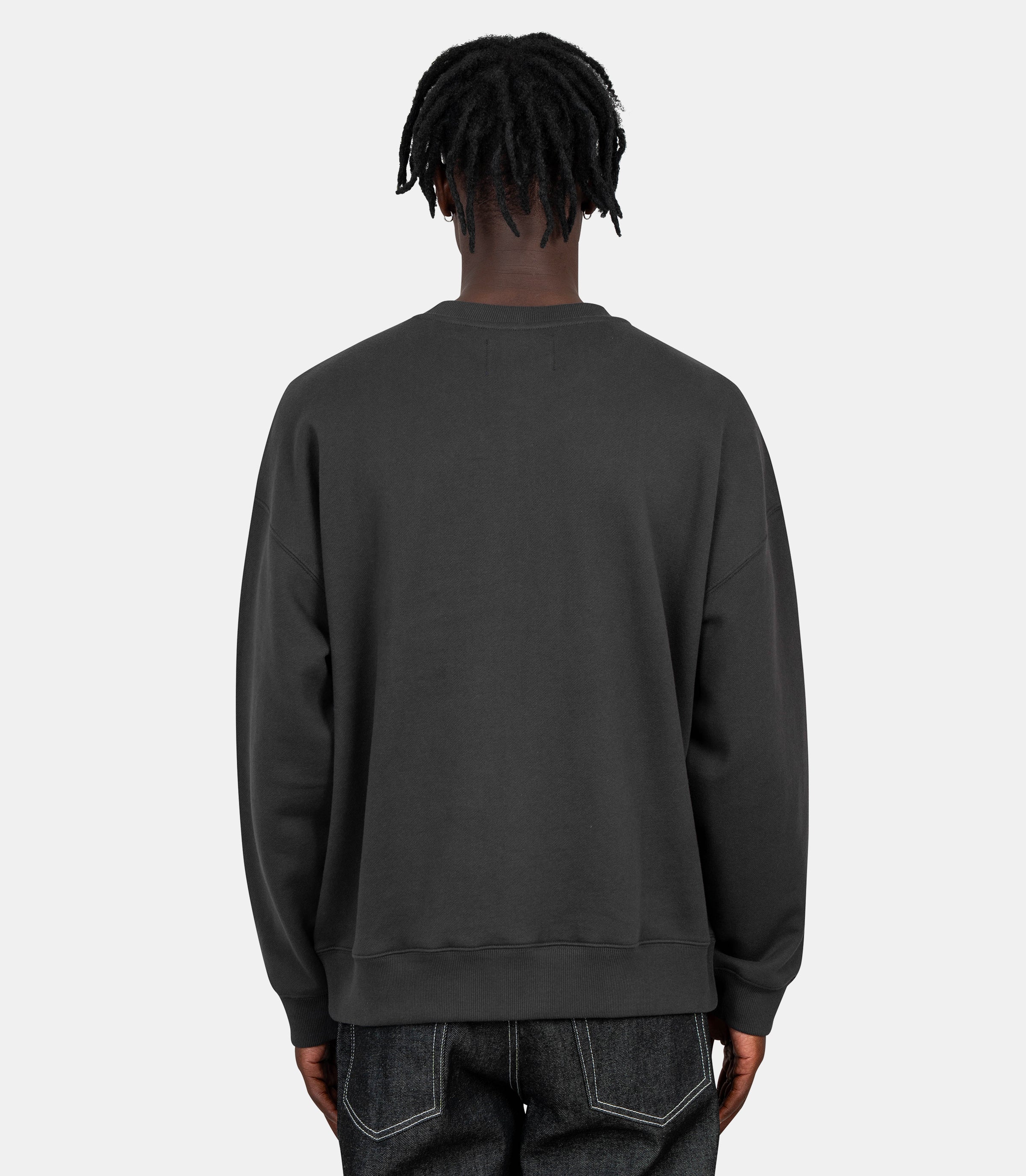 Crewneck débossé - AWK - SP25 - CN001 - BL - S - Awake ny