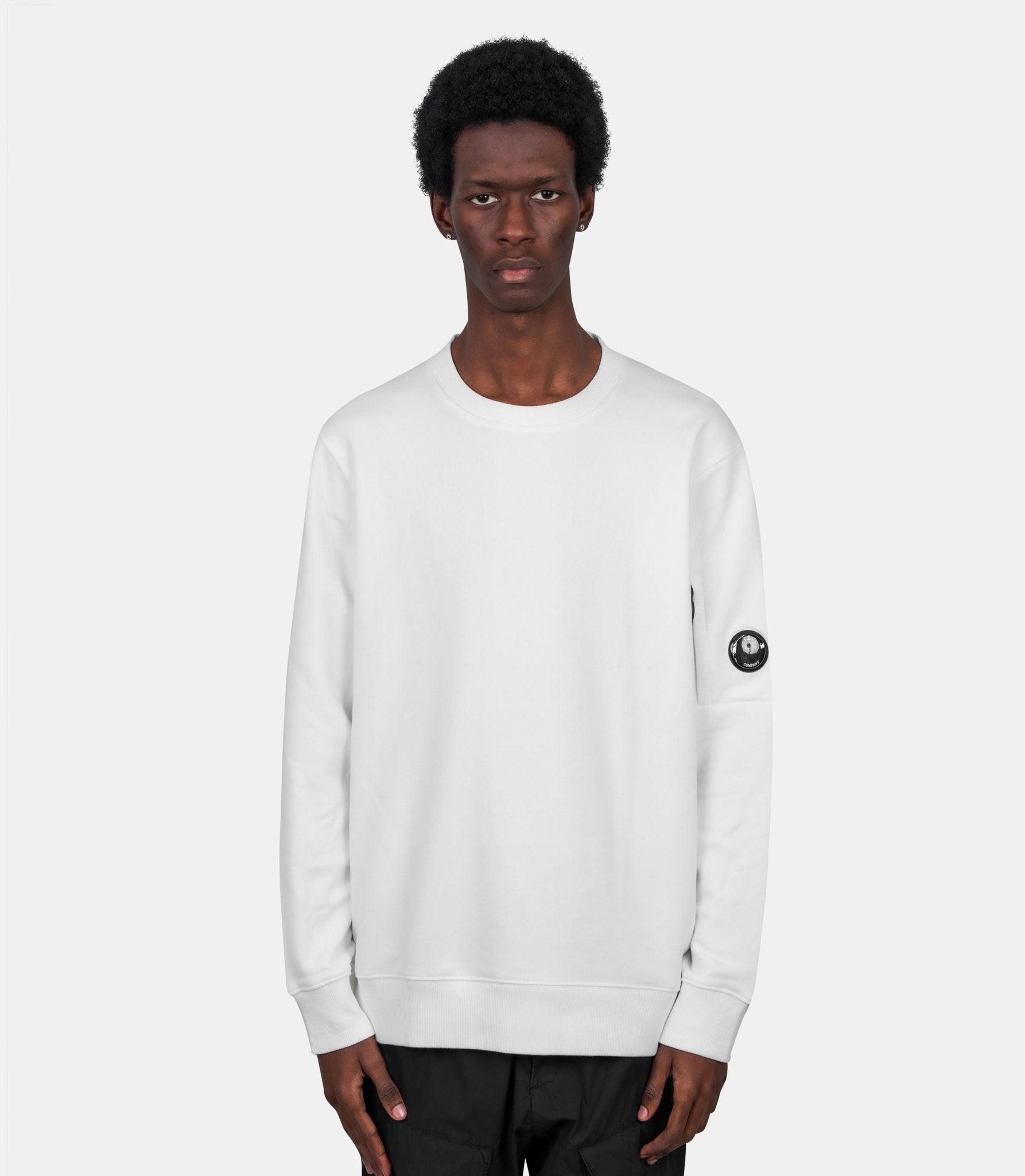 Crewneck diagonal - RCCMSS713A-005086W-103-S - C.p. company