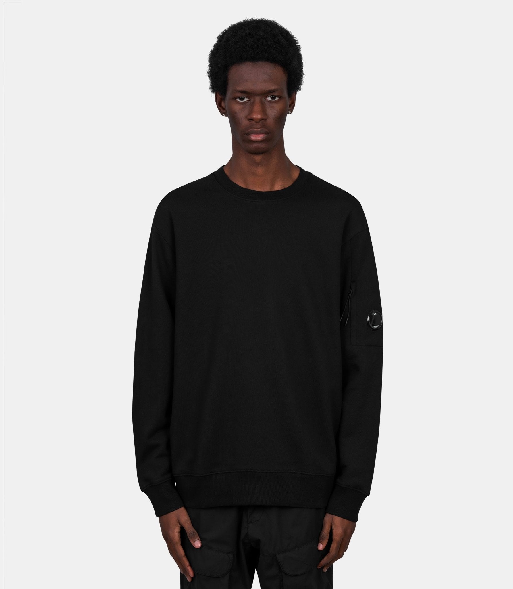 Crewneck diagonal - RCCMSS713A-005086W-999-S - C.p. company