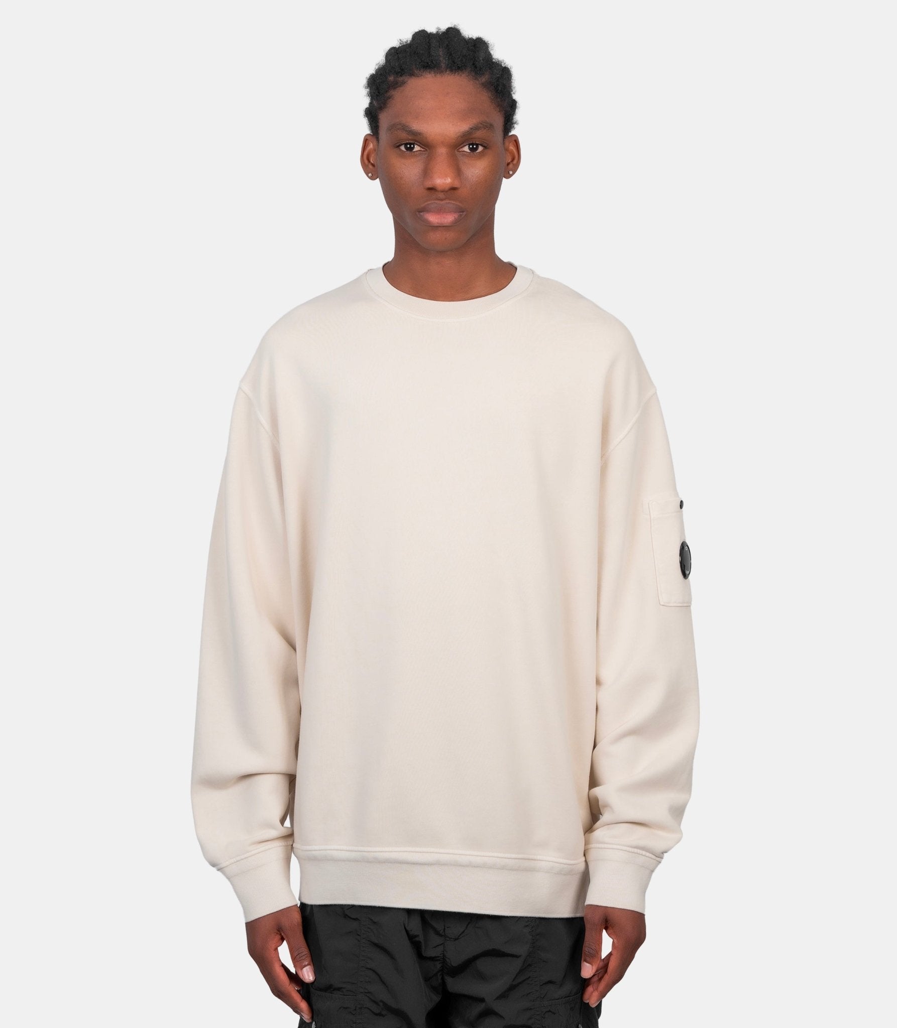 Crewneck diagonal lens - 20CMSS036A-110044R-114-S - C.p. company
