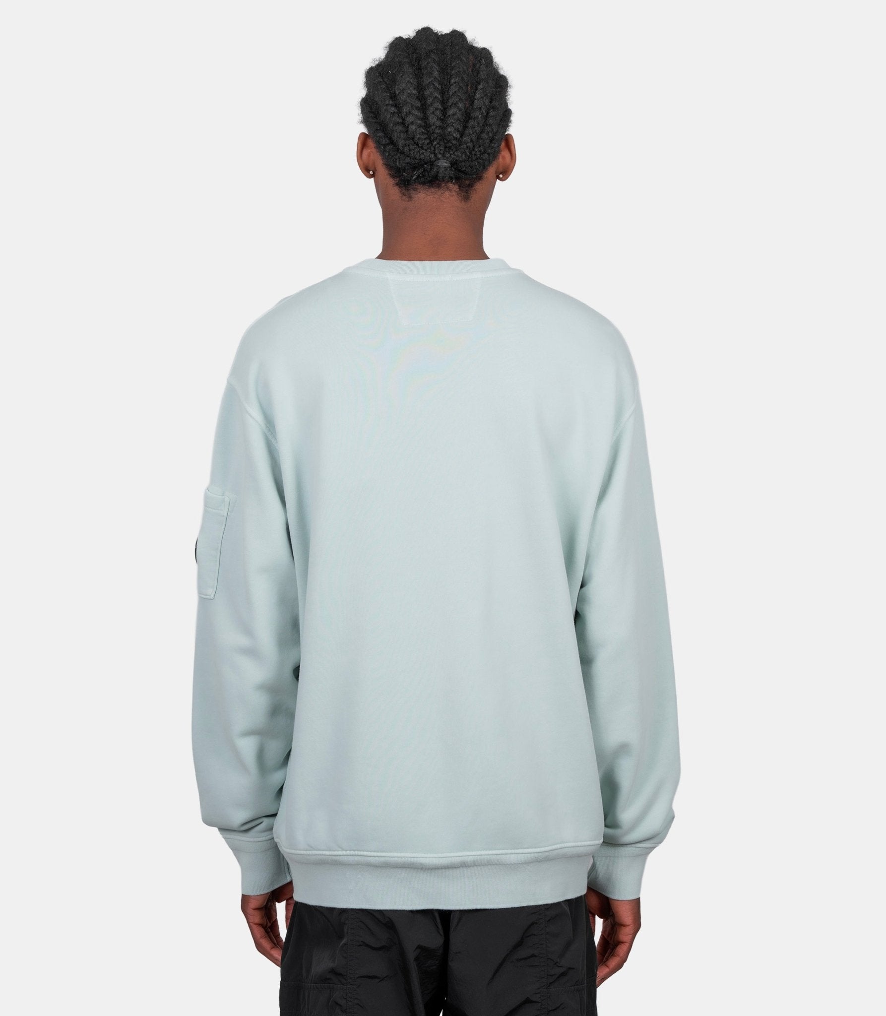 Crewneck diagonal lens - 20CMSS036A-110044R-804-S - C.p. company