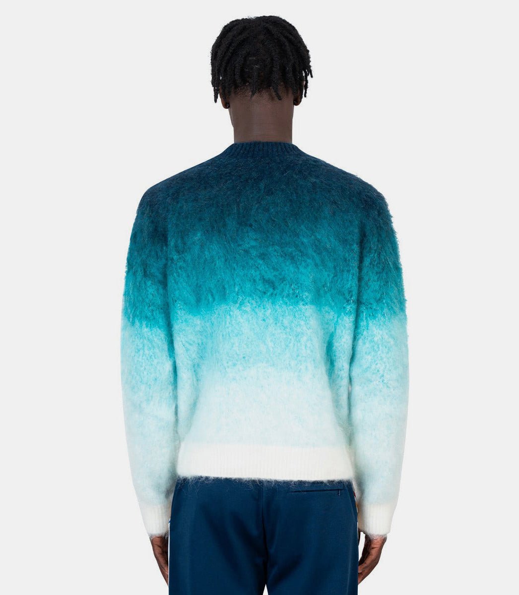 Crewneck mohair gradientMF24 - KW - 800 - 01 - MIDNIGHTGRADIENT - FW24 - MCasablanca