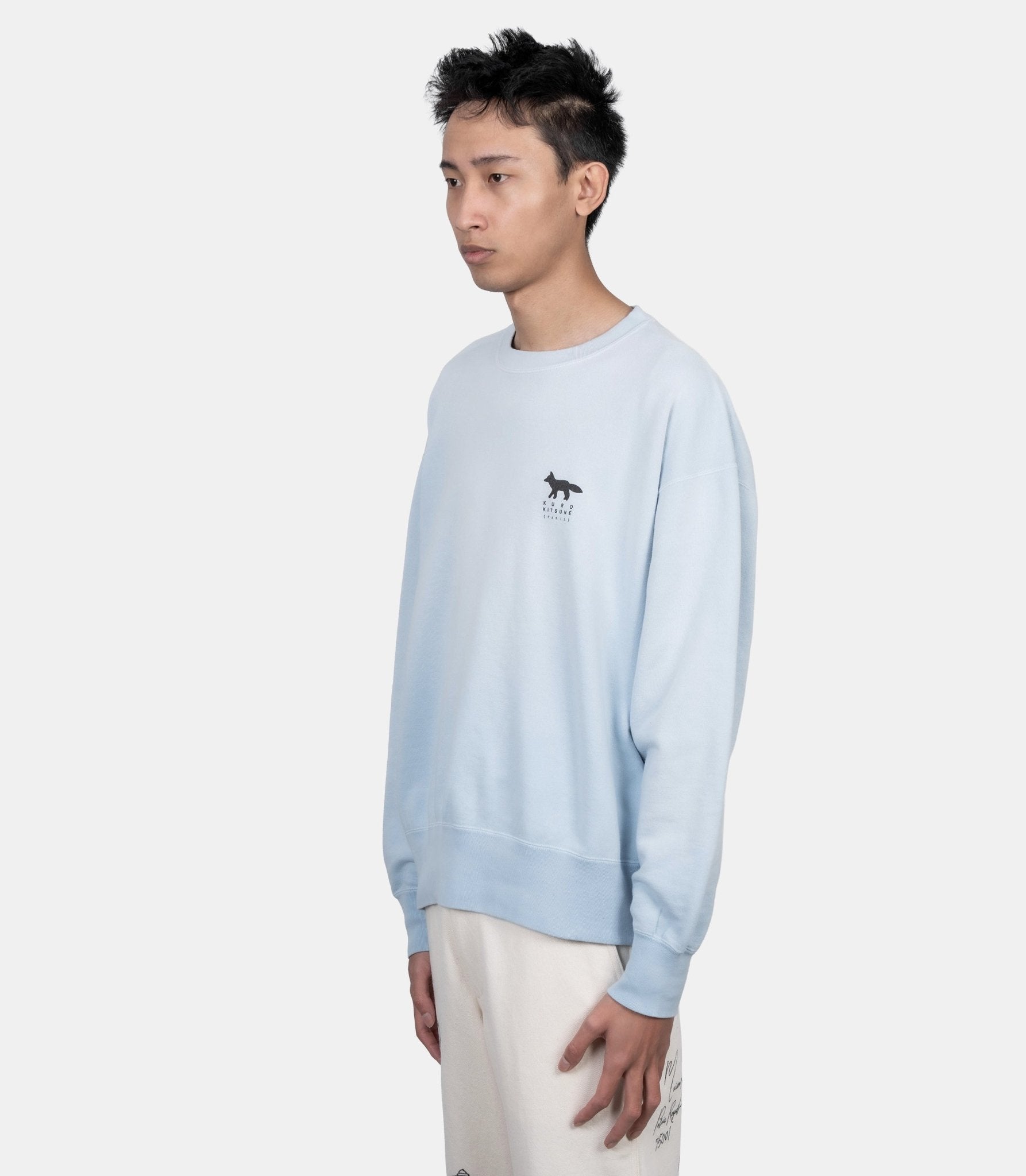 Sunfaded fox crewneck - Maison kitsuné - Family 3.0