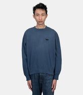 Crewneck sunfaded fox x kuro - 990005-P480-S - Maison kitsuné