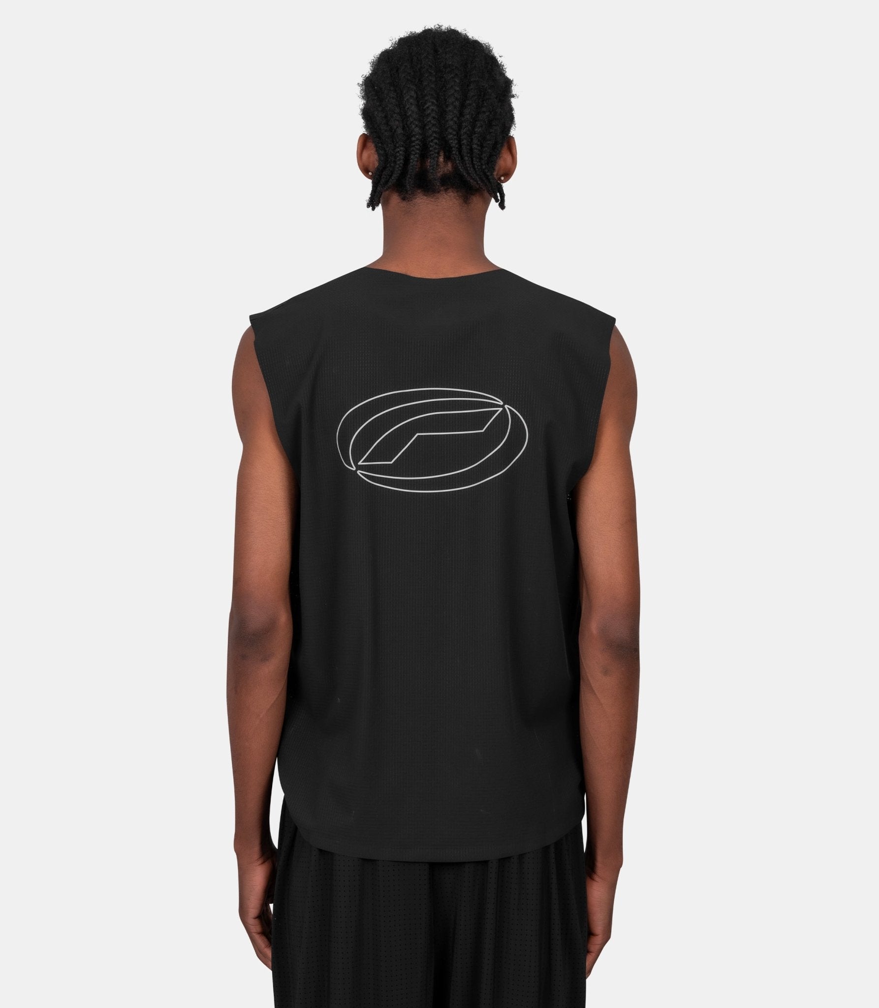 Débardeur crop perforated - PCT25BK-M - Optimistic runners