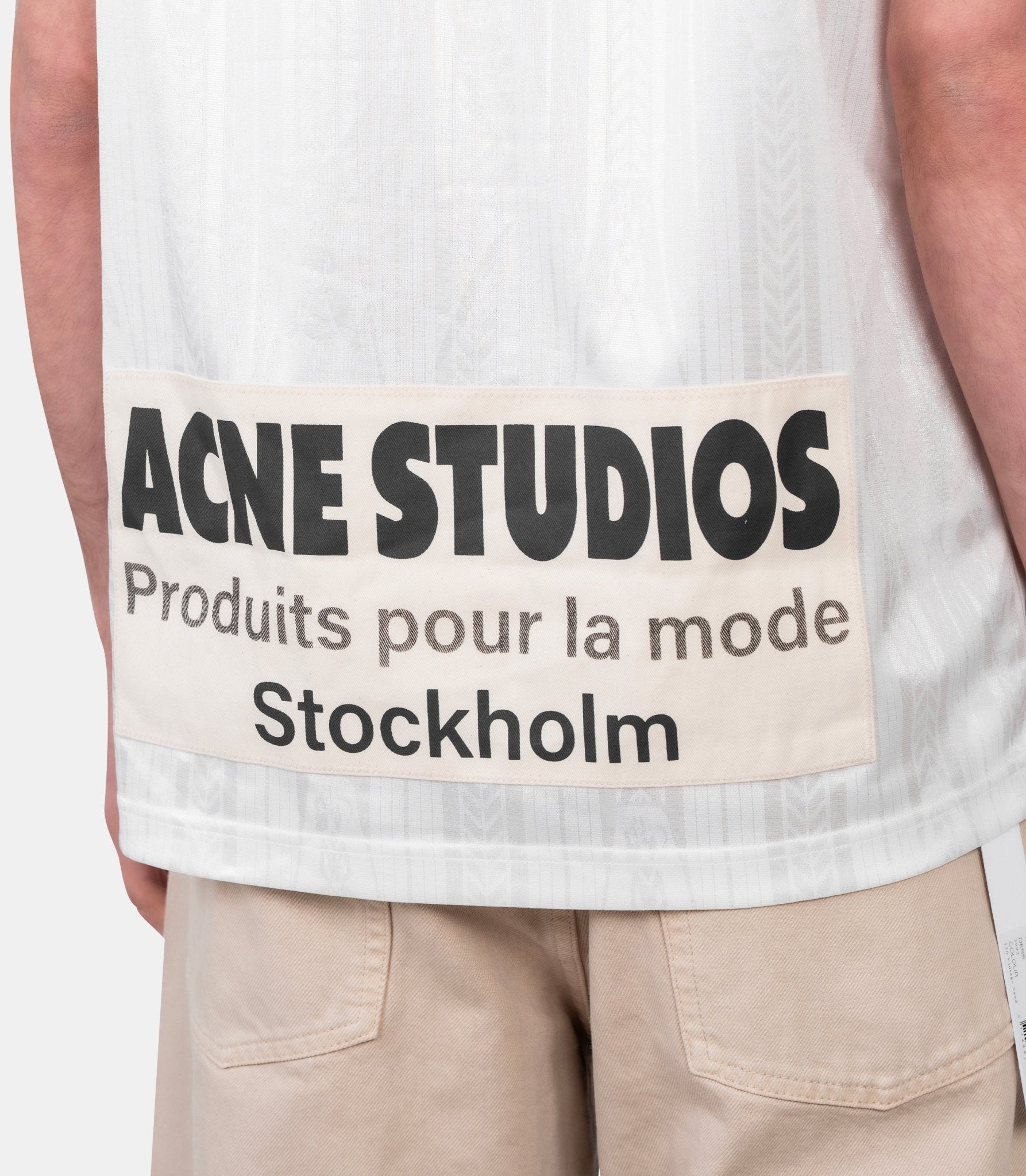 Débardeur jersey sports - BL0438-100-S - Acne studios
