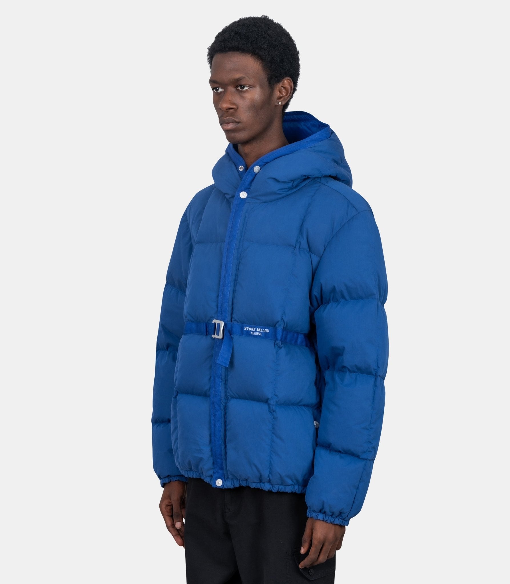 Doudoune cotton nylon tela marina - K2S154100081S0X24 - V0022 - M - Stone island