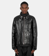 Doudoune en cuir-26-04119M-3-Sacai