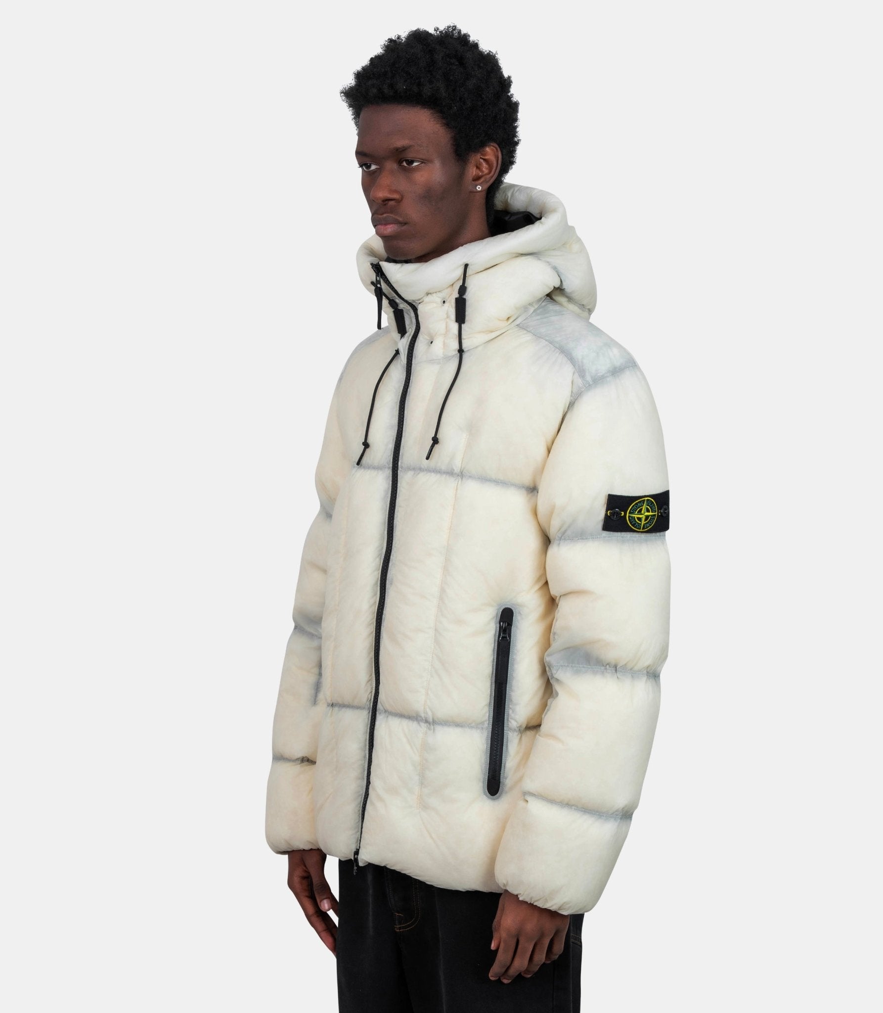 Doudoune seam faded light nylon tela - L1S154100016S0302-V0093-S - Stone island