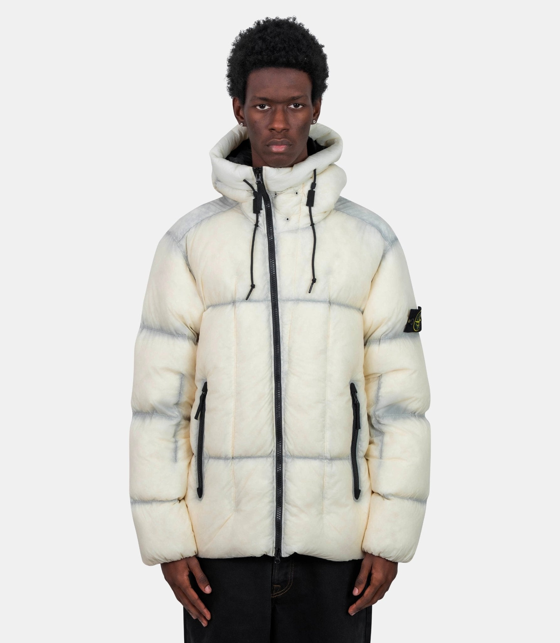 Doudoune seam faded light nylon tela - L1S154100016S0302-V0093-S - Stone island