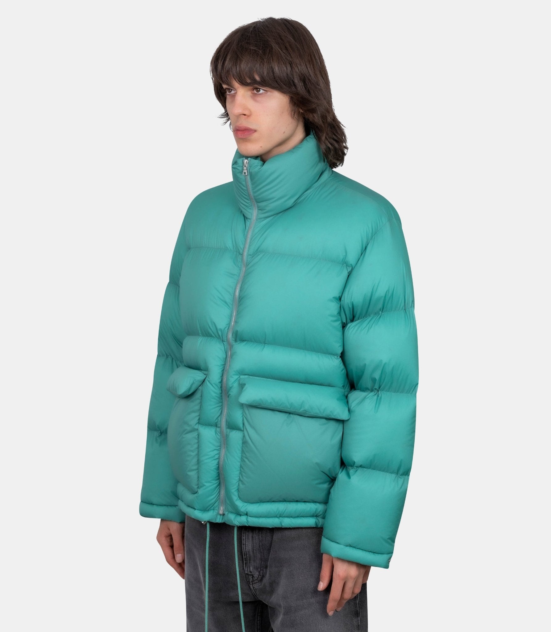 Doudoune ultra - légère - A25AB01NL-jadegreen-4 - Auralee