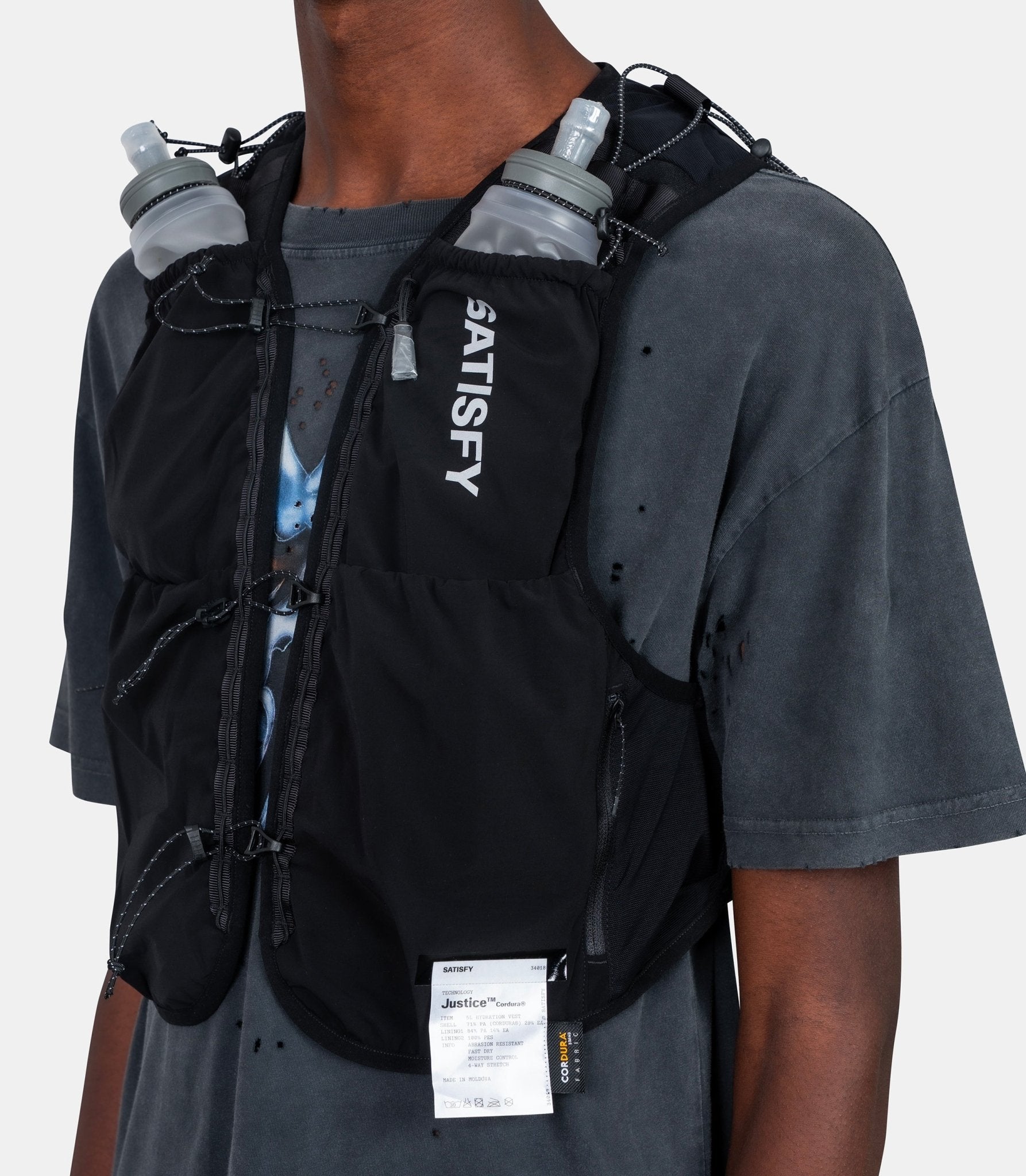 Gilet d'hydratation justice™ cordura - 34018 - BK - SA - S/M - Satisfy