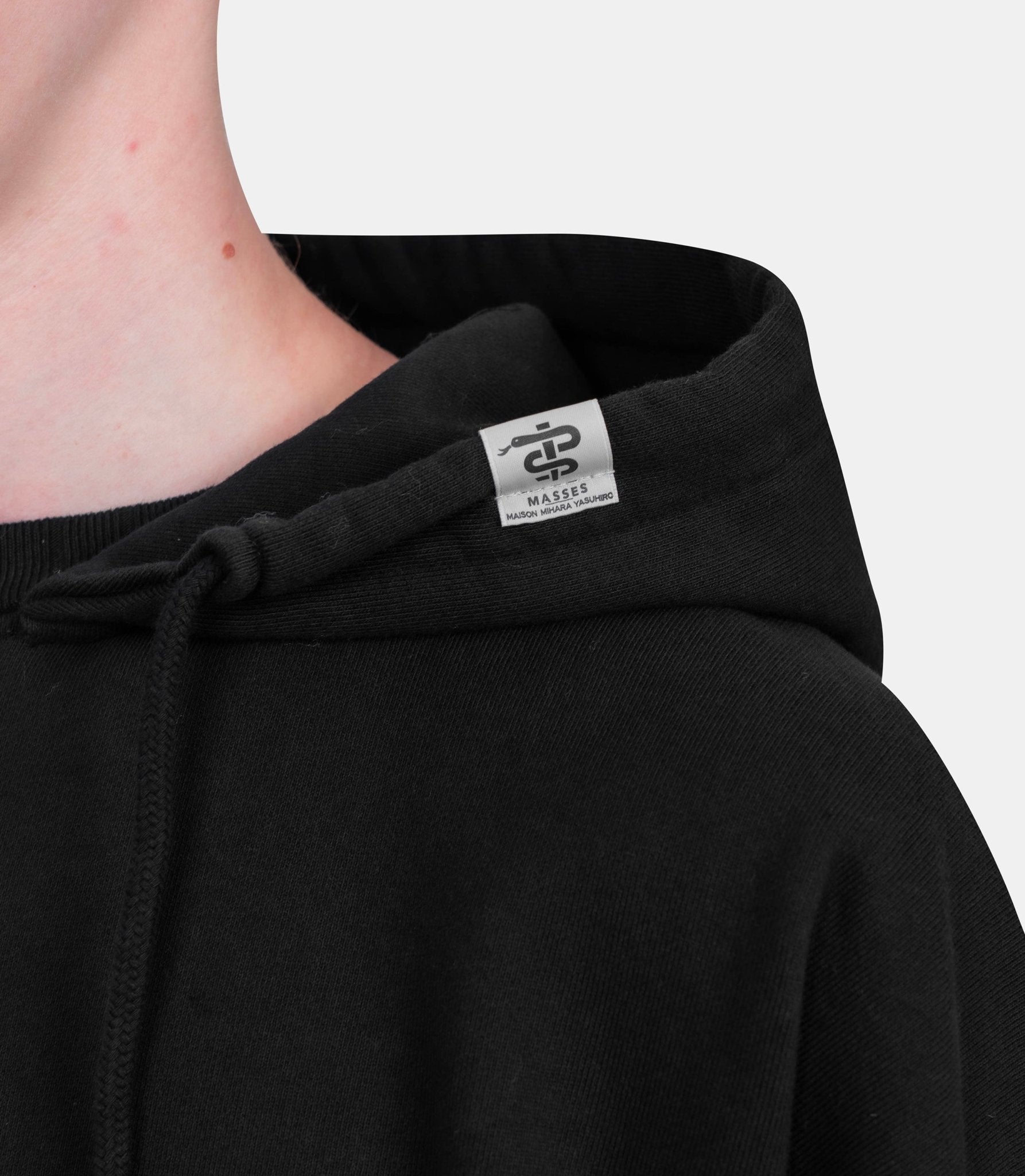 Hoodie à capuche imprimé - C15HD045-BLACK-44 - Mihara yasuhiro