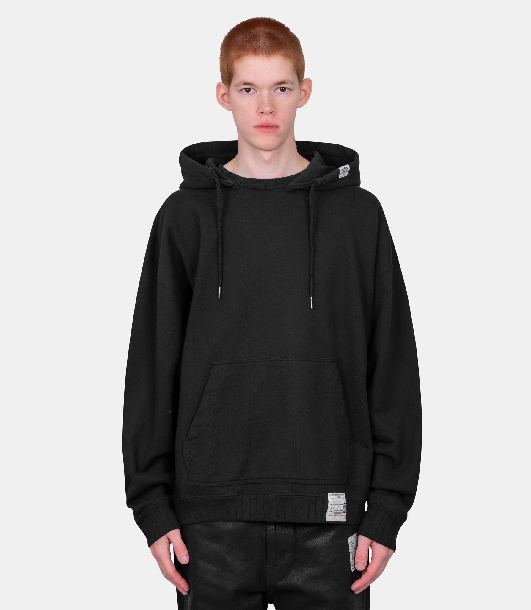 Hoodie à capuche imprimé - C15HD045-BLACK-44 - Mihara yasuhiro