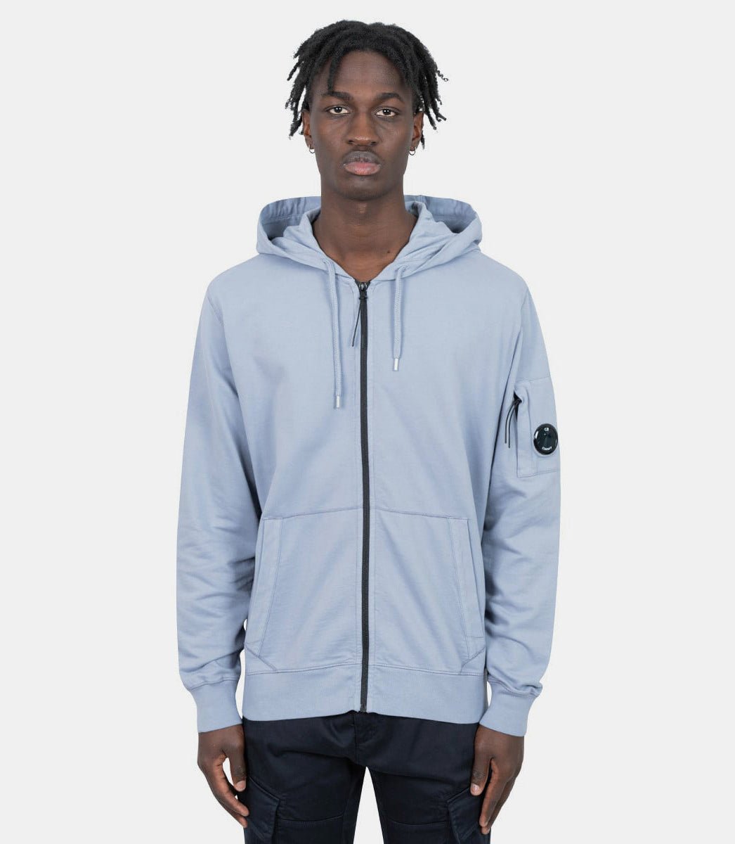 Hoodie à fermeture éclair en polaire légère18CMSS057A - 002246G - 774 - SC.p. company