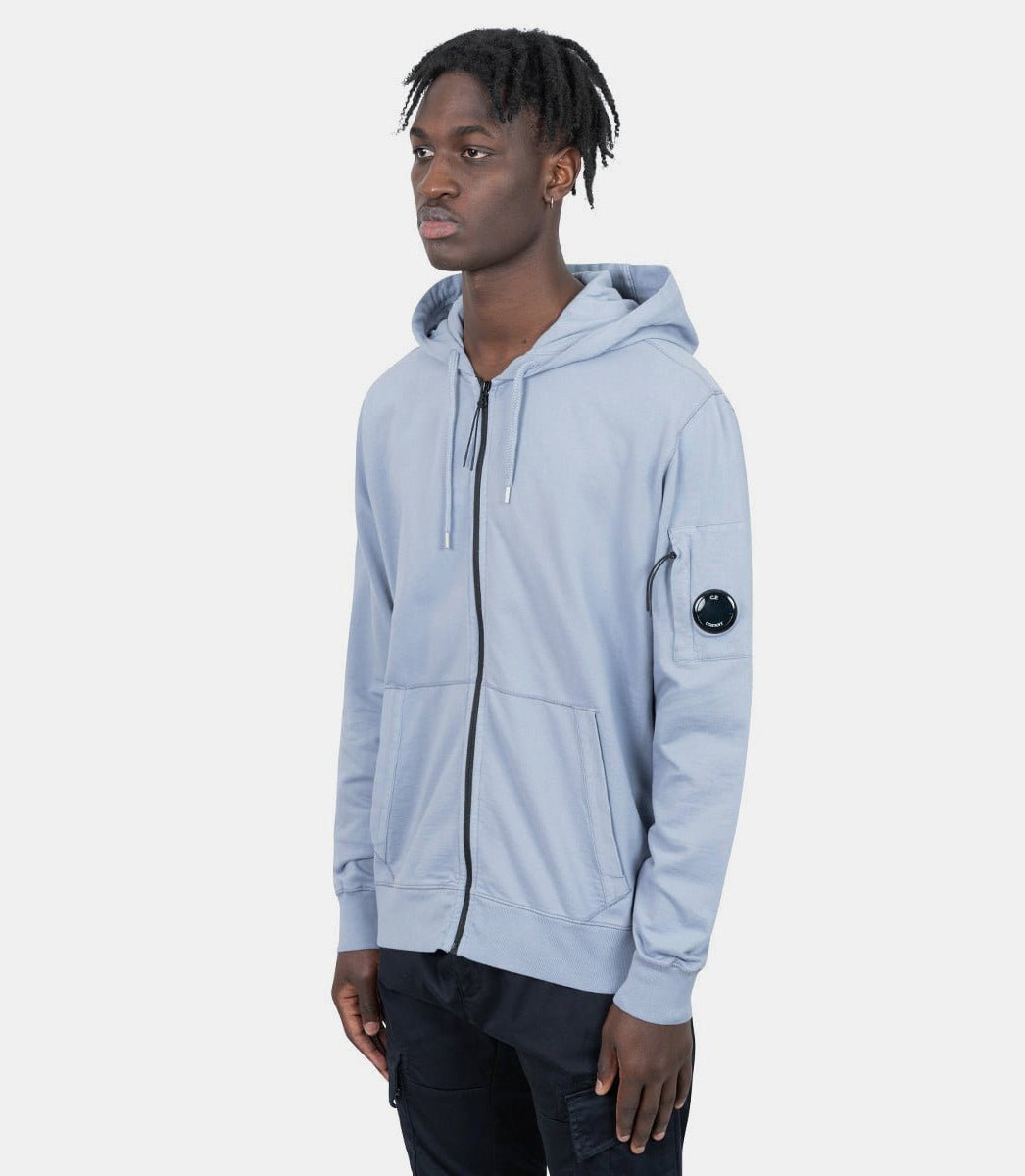 Hoodie à fermeture éclair en polaire légère18CMSS057A - 002246G - 774 - SC.p. company