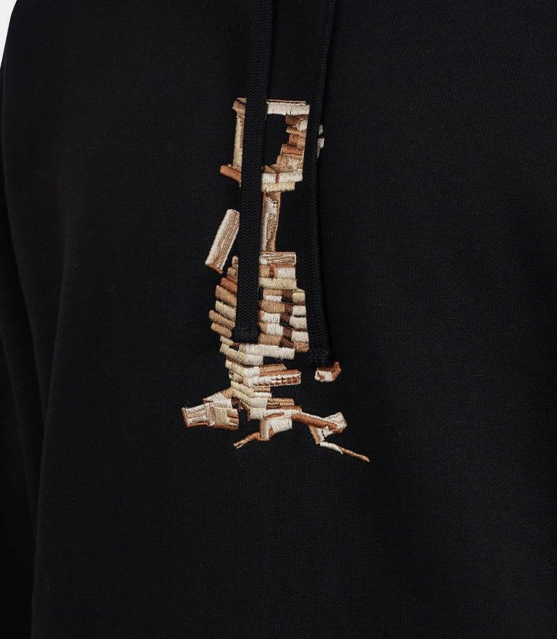 Hoodie blocksDIMESU2422BLK - BLACK - FW24 - SDime
