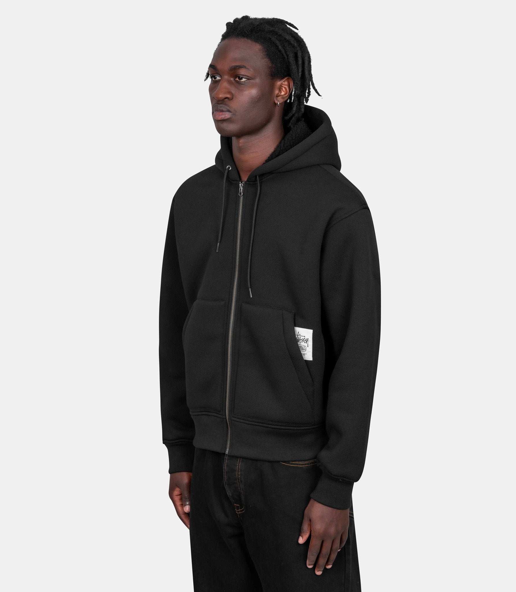 Hoodie bonded sherpa lined - 118585 - 0001 - S - Stüssy