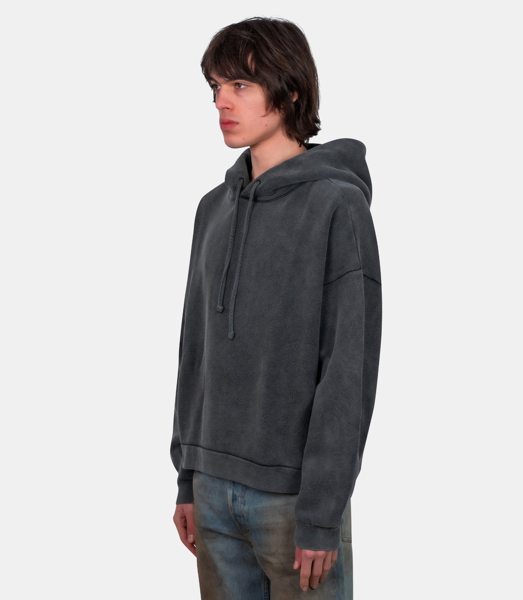 Hoodie délavé avec patch - CI0138-BM0-XS/S - Acne studios