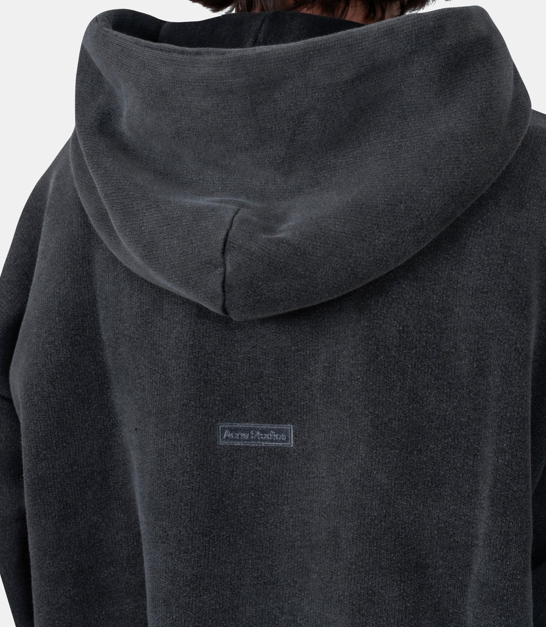 Hoodie délavé avec patch - CI0138-BM0-XS/S - Acne studios