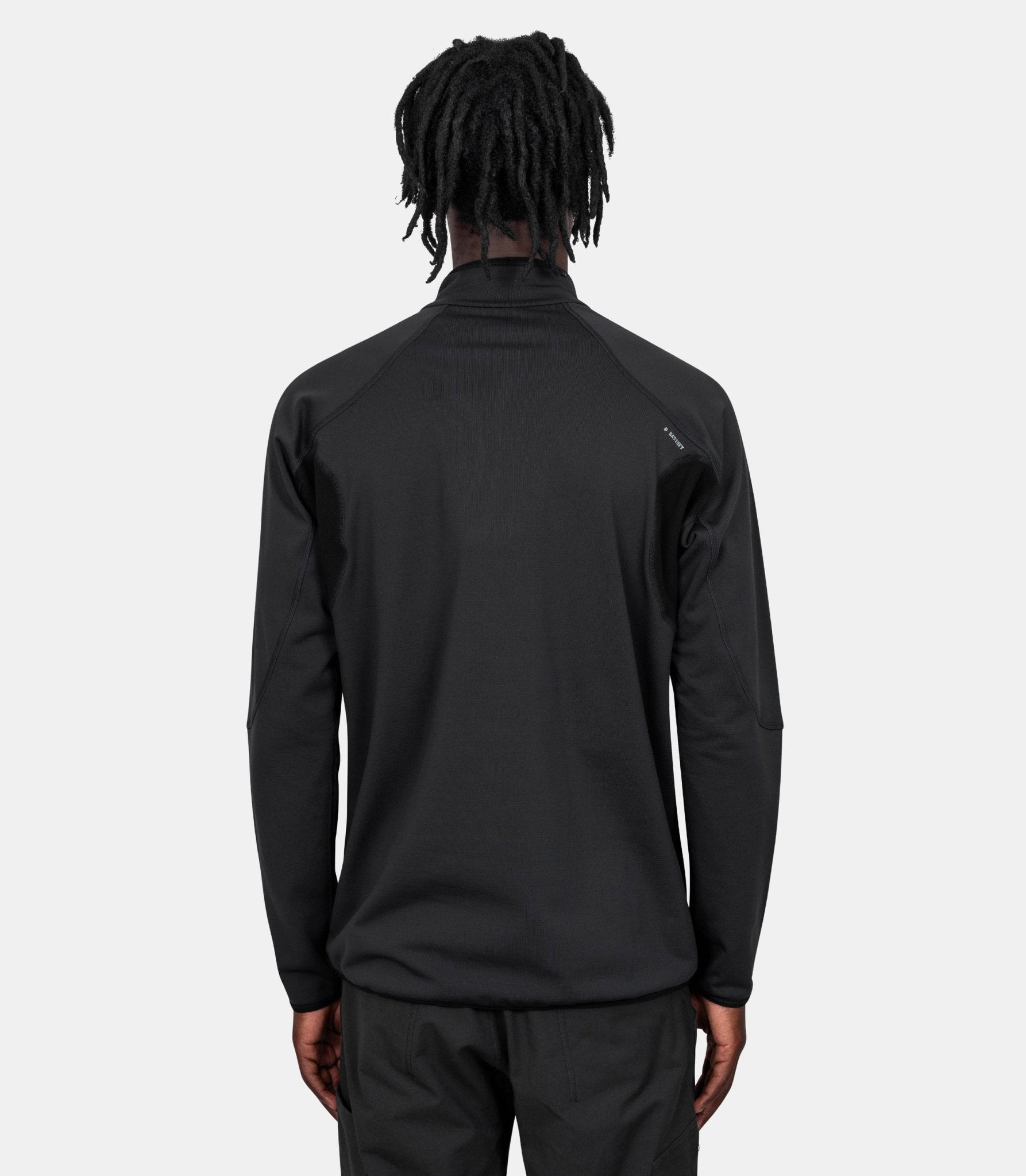 Hoodie demi zip ghostfleece - 11013-BK-SA-S - Satisfy