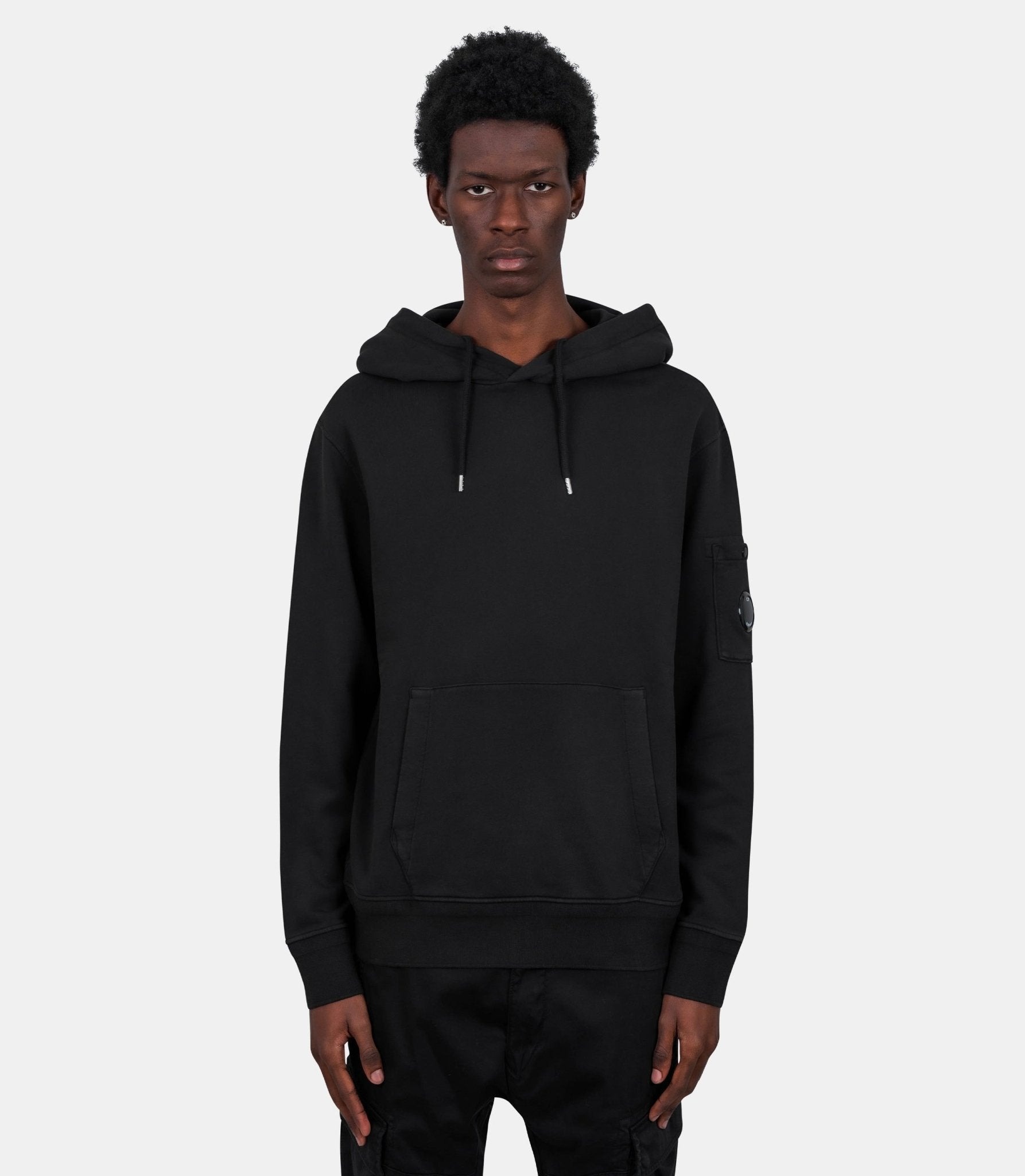 Hoodie diagonal - 20CMSS037A-110044G-999-S - C.p. company