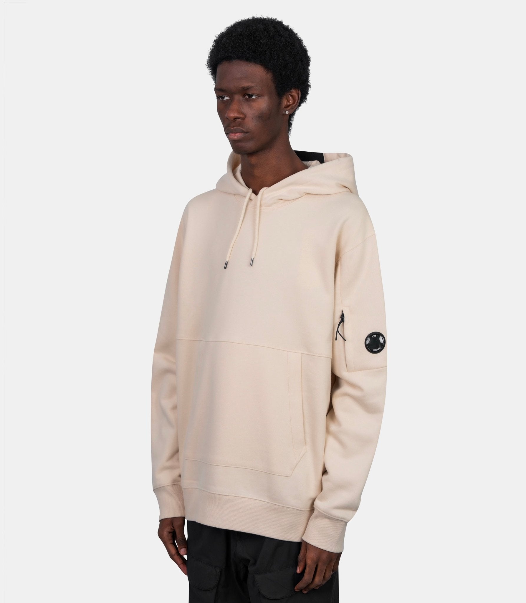 Hoodie diagonal - 20CMSS714A-005086W-114-S - C.p. company