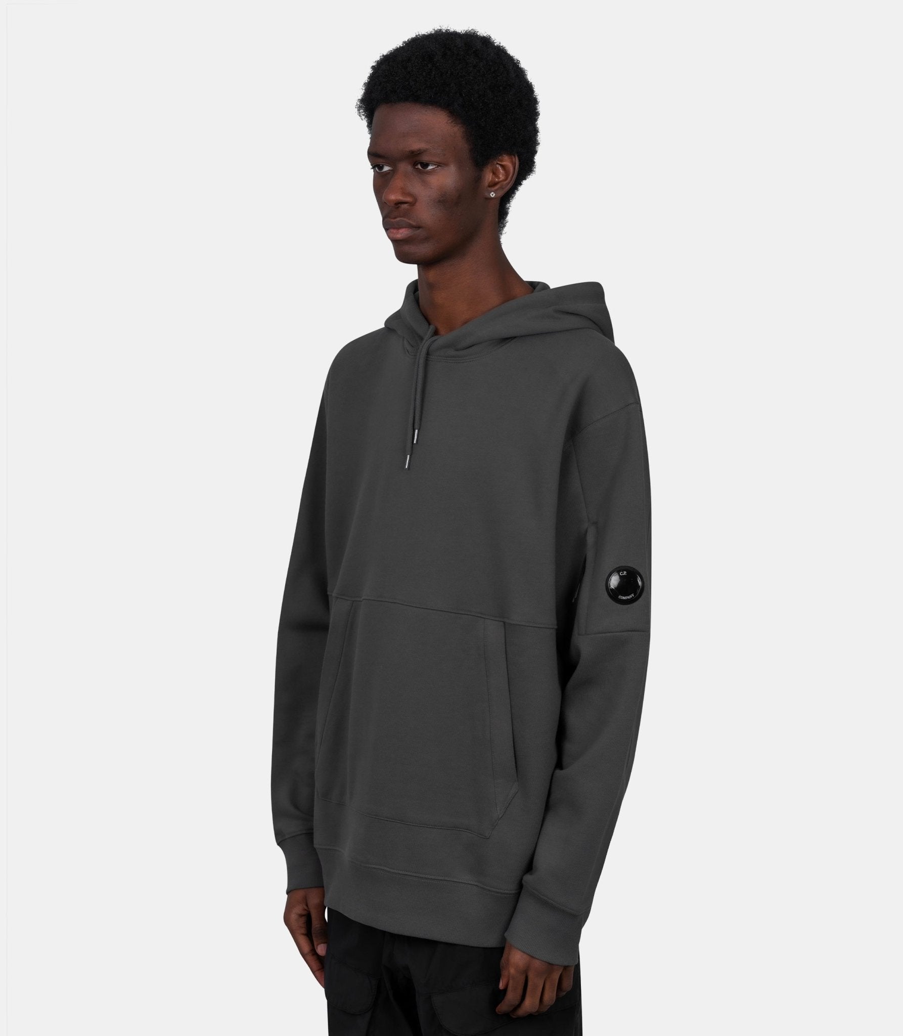 Hoodie diagonal - 20CMSS714A-005086W-921-S - C.p. company